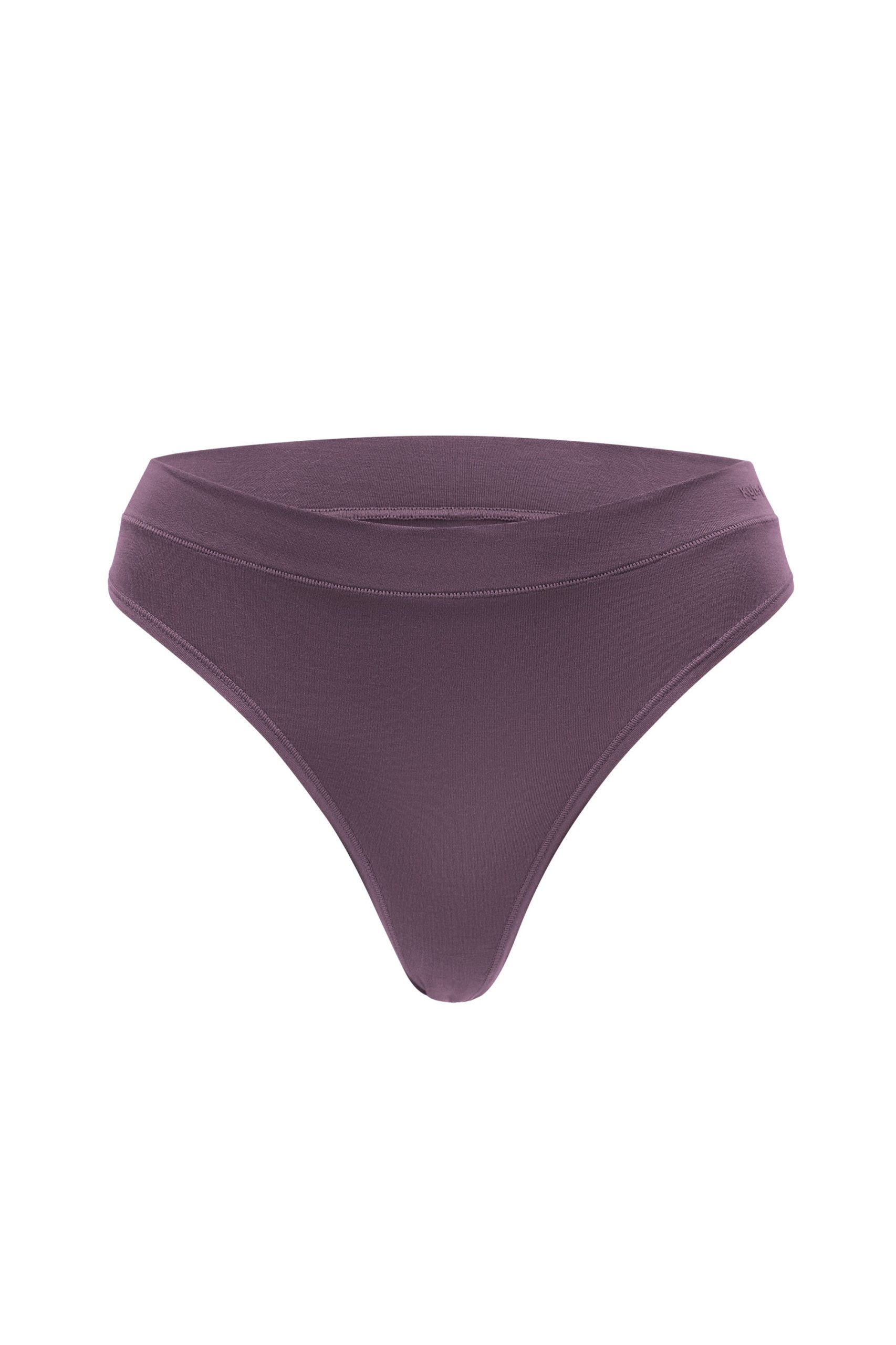 Women's Thong in Currant - Image 4