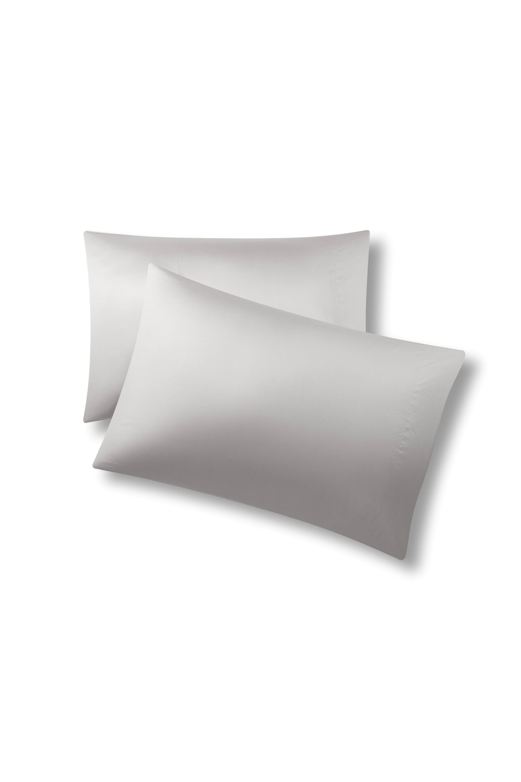 Bamboo Sateen Pillowcase Set in Dove Gray - Image 4