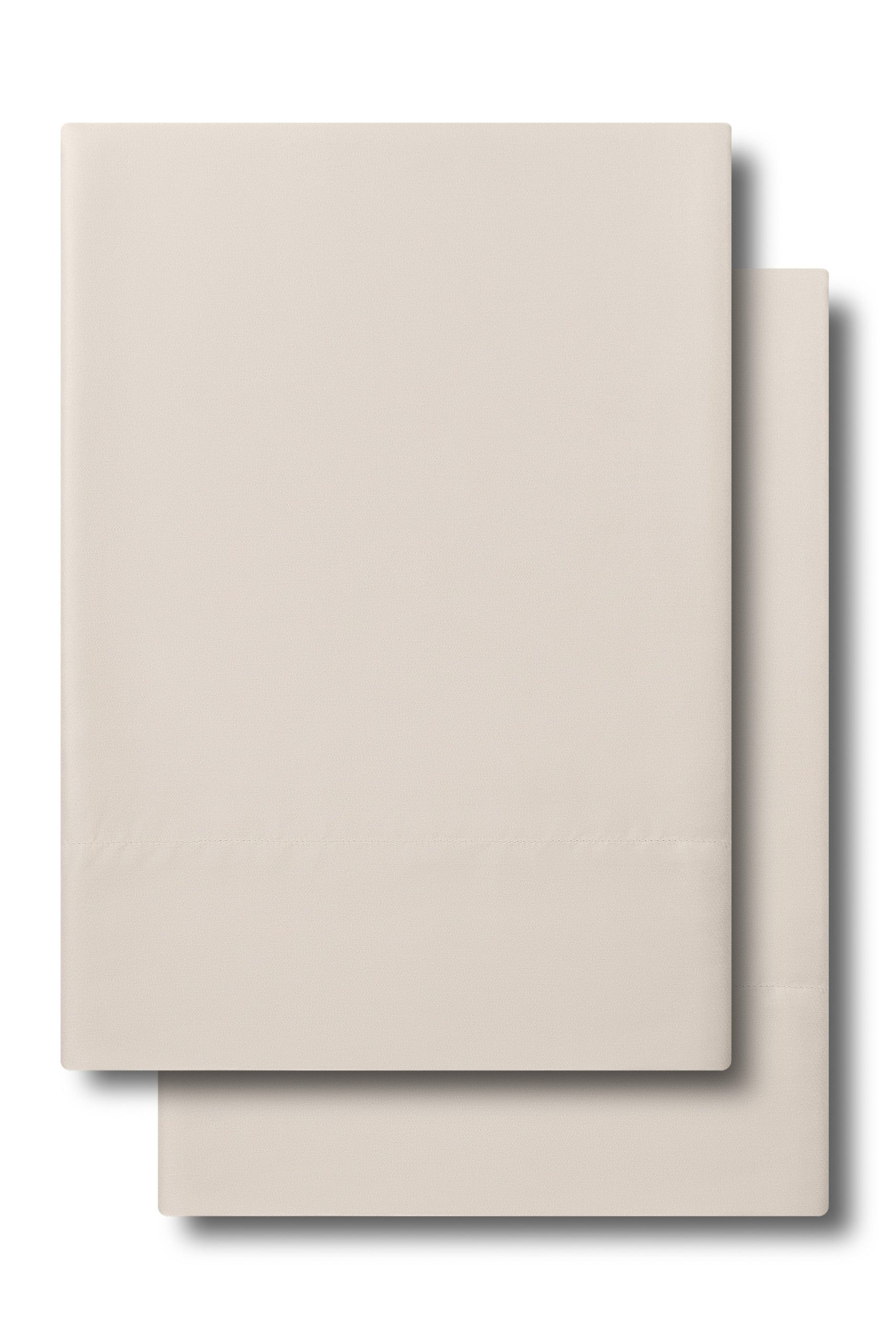 Bamboo Sateen Pillowcase Set in Sand Stone - Image 5