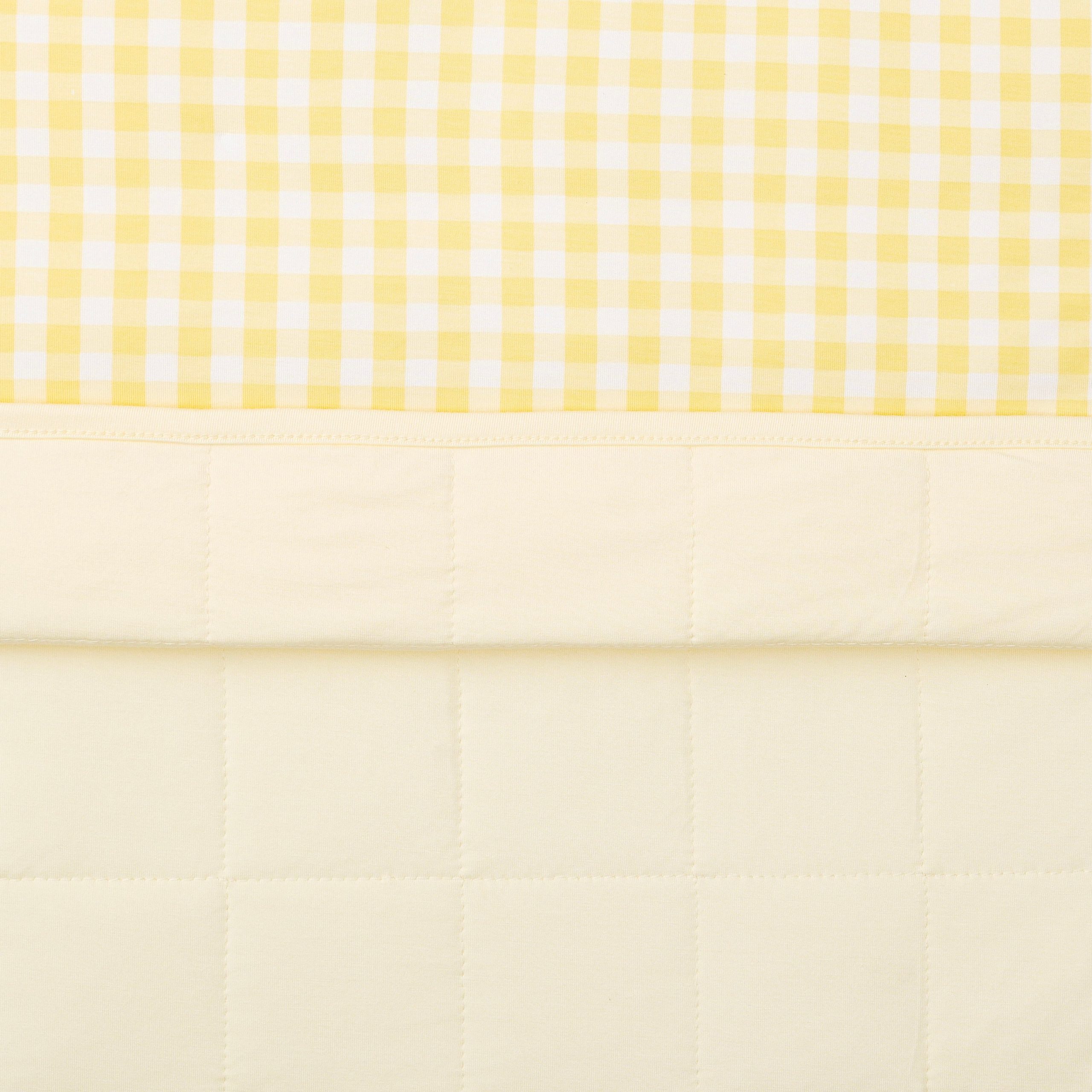 Baby Blanket in Gingham Chamomile 1.0 - Image 3