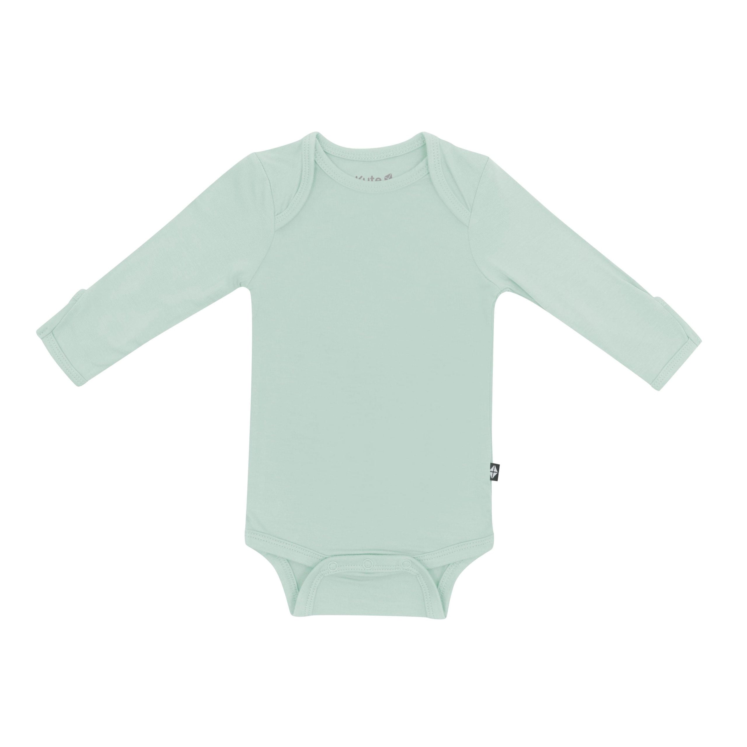 Long Sleeve Bodysuit in Sage - Image 2