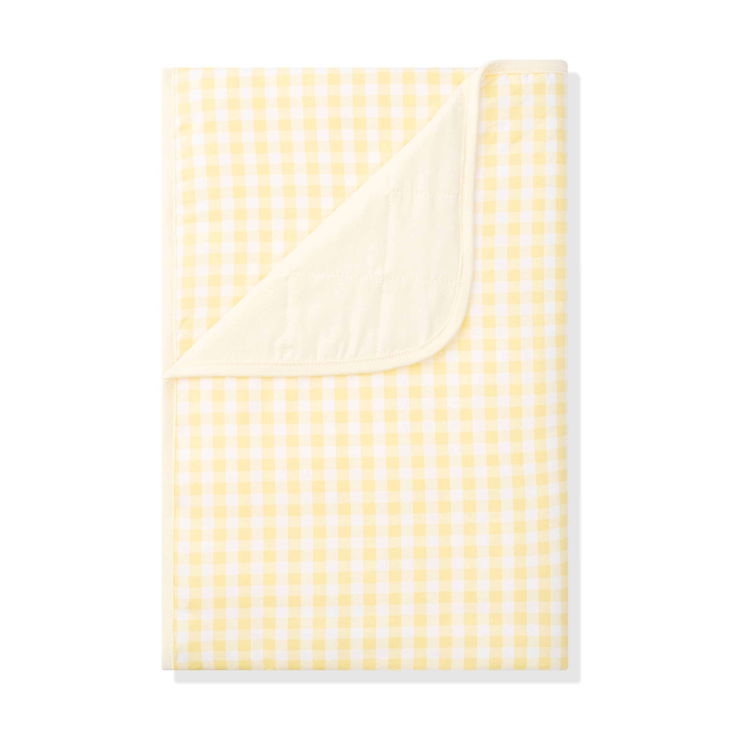 Toddler Blanket in Gingham Chamomile 1.0 - Image 2