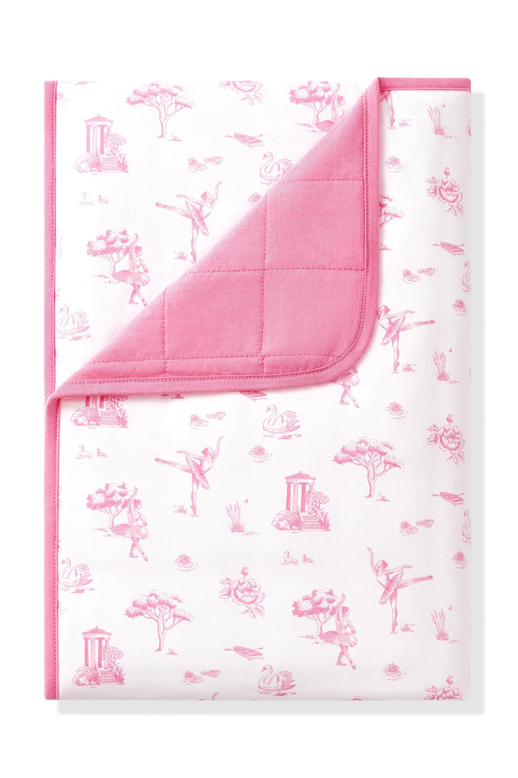 Toddler Blanket in Toile Ballet 1.0 - Image 2