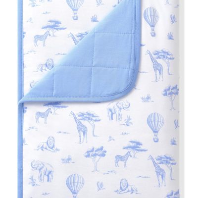 Toddler Blanket in Toile Safari 1.0