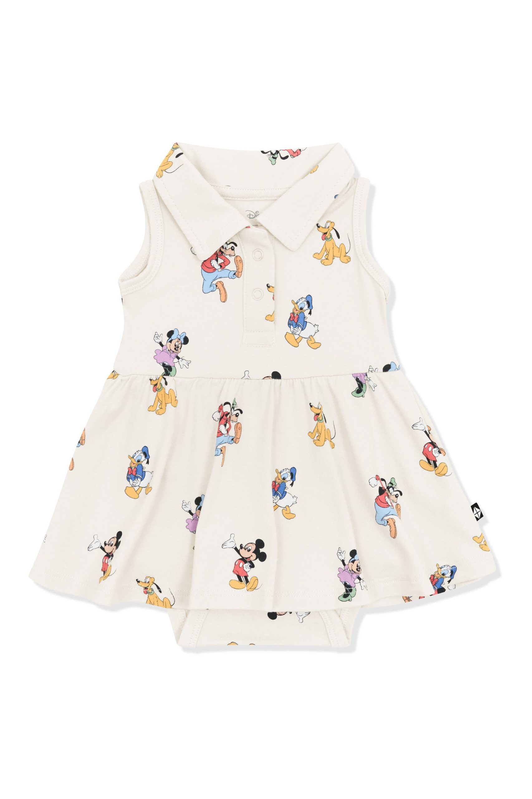 Polo Bodysuit Dress in Mickey Mouse and Friends - Image 2