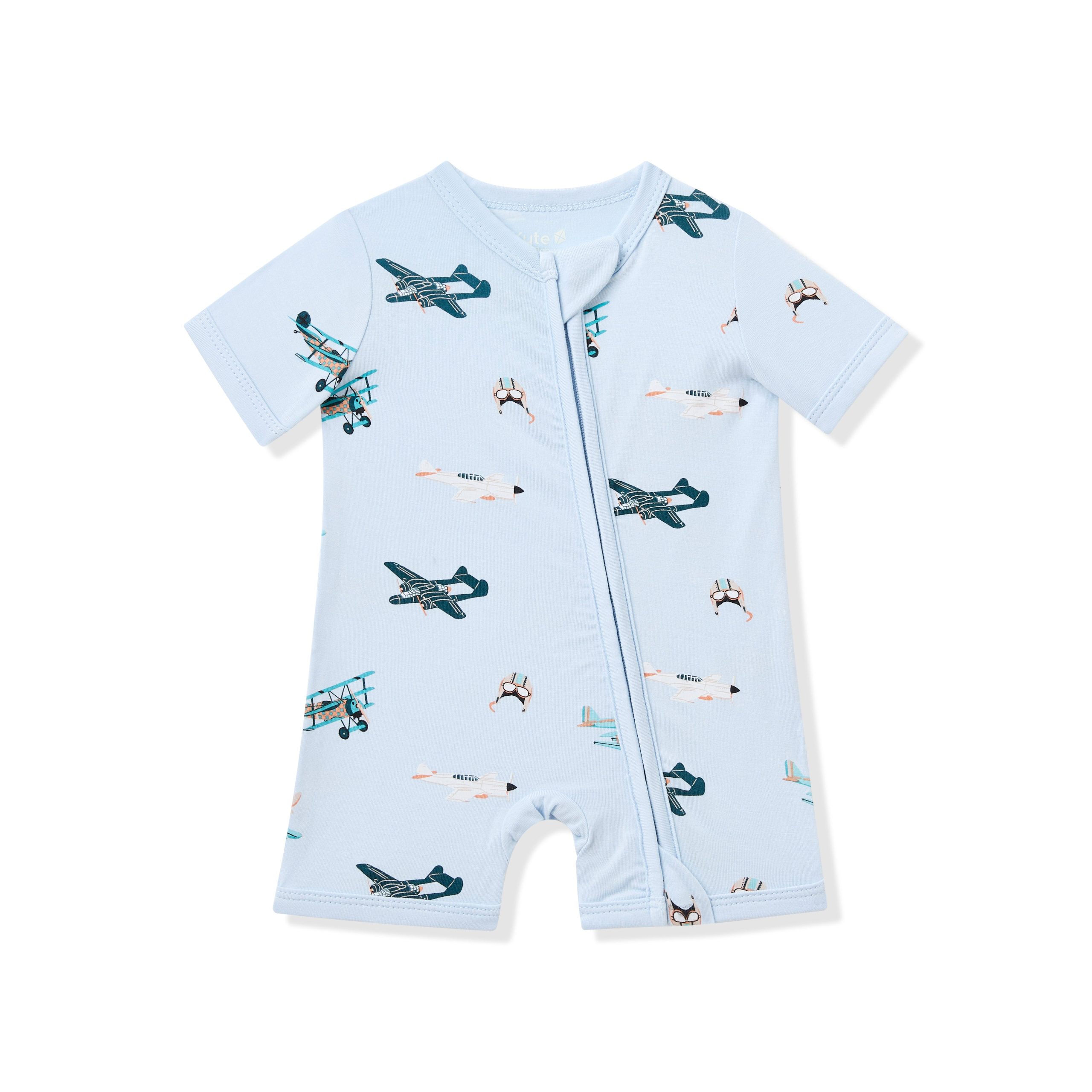 Zipper Shortall Romper in Take Off - Image 2