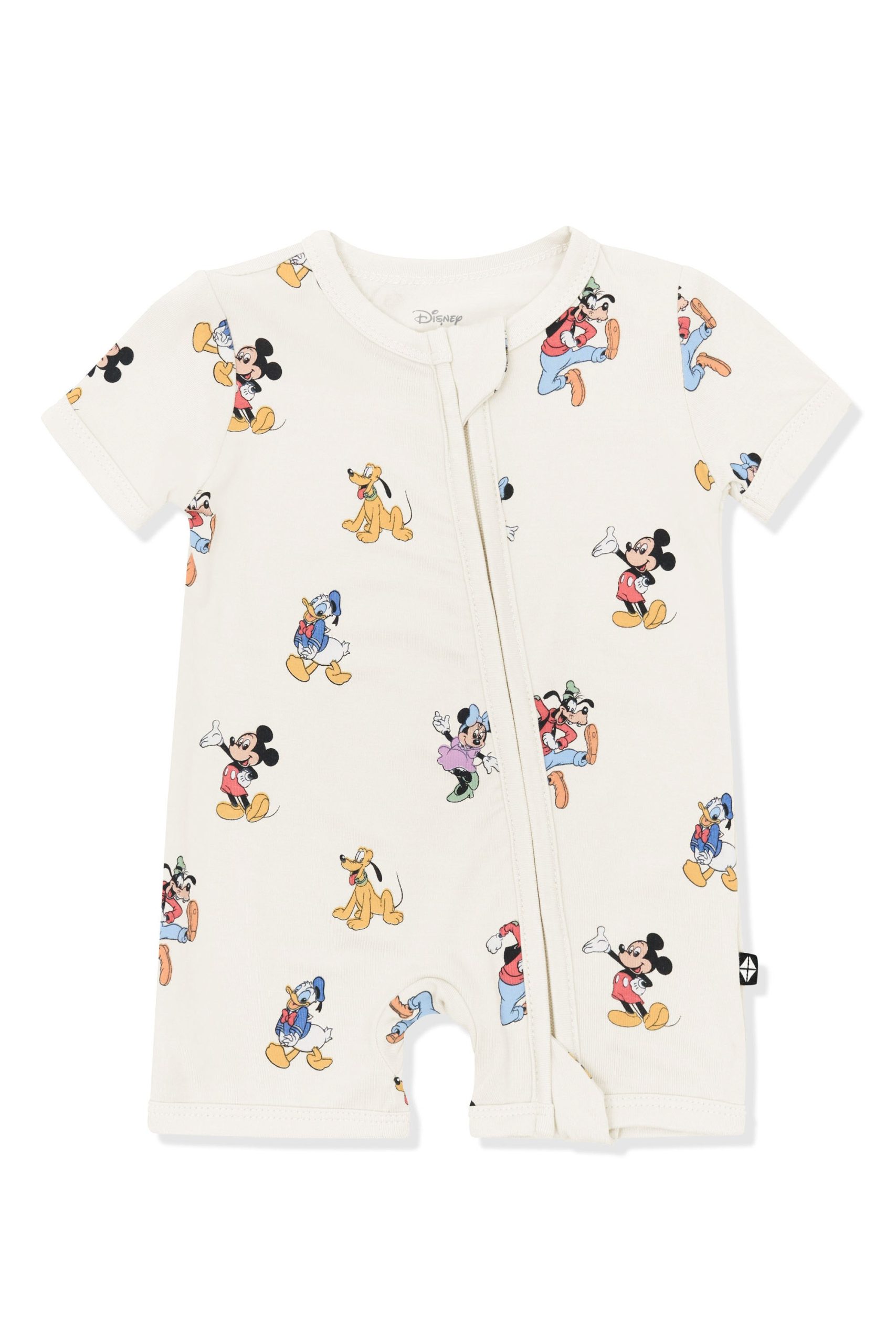Zipper Shortall Romper in Mickey Mouse and Friends - Image 2