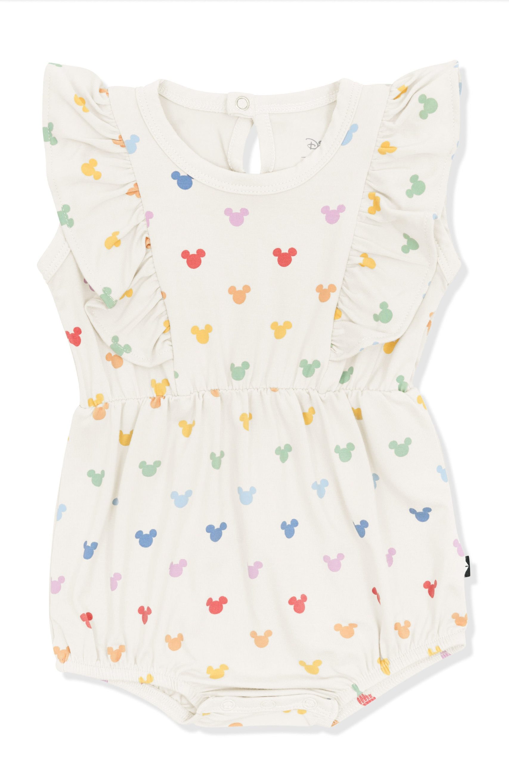 Bubble Romper in Pastel Mickey Mouse - Image 2