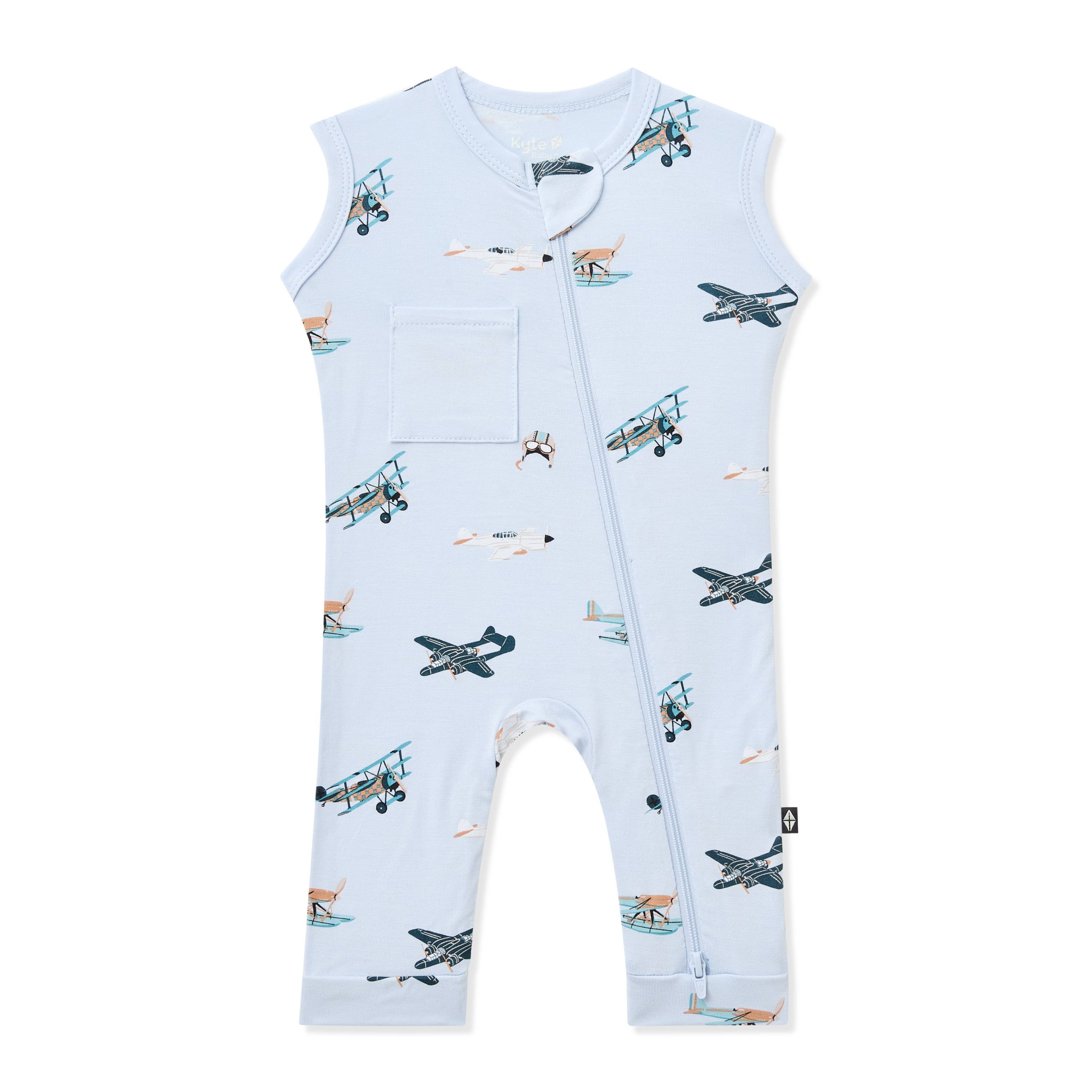 Zippered Sleeveless Romper in Take Off - Image 2