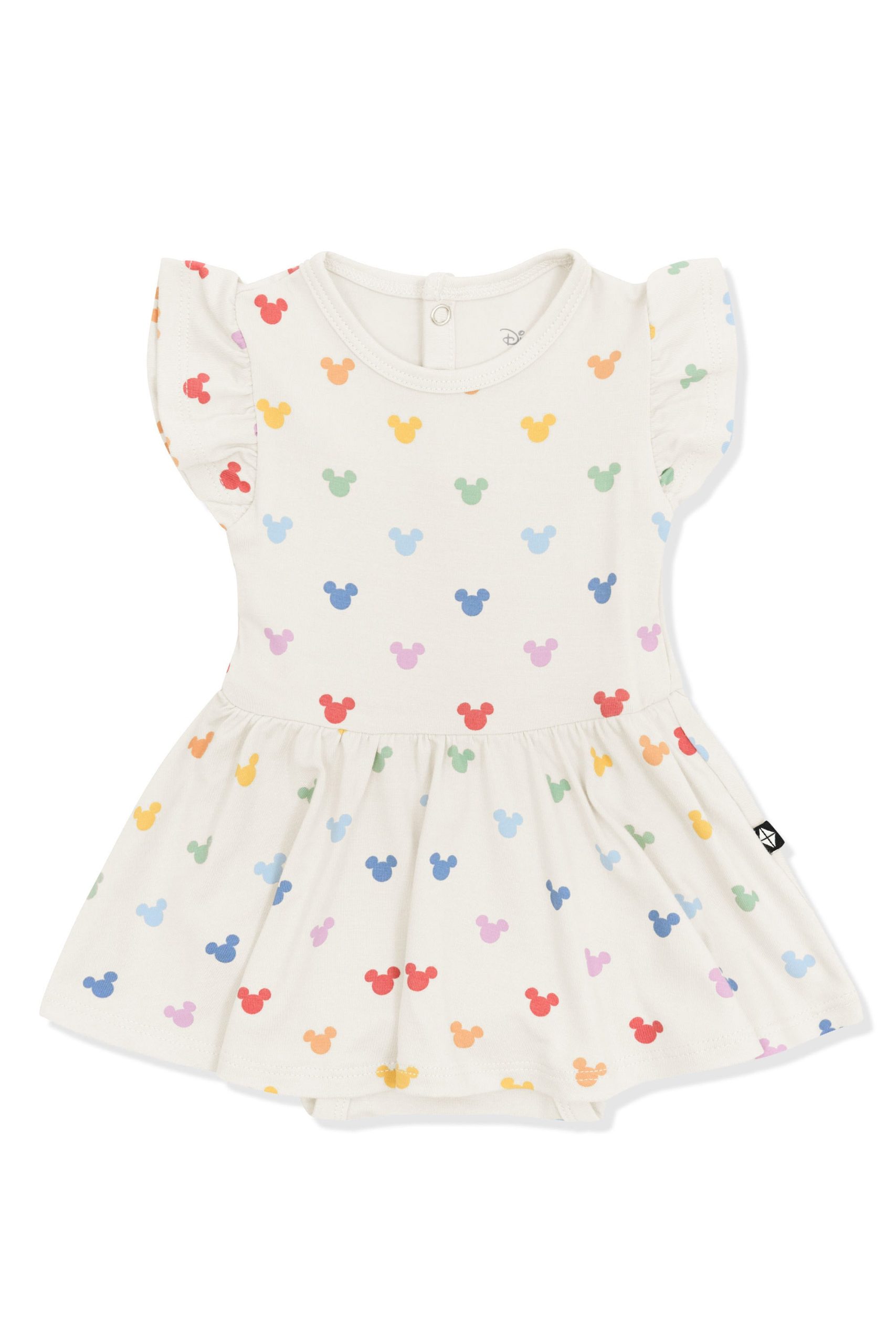 Twirl Bodysuit Dress in Pastel Mickey Mouse - Image 2