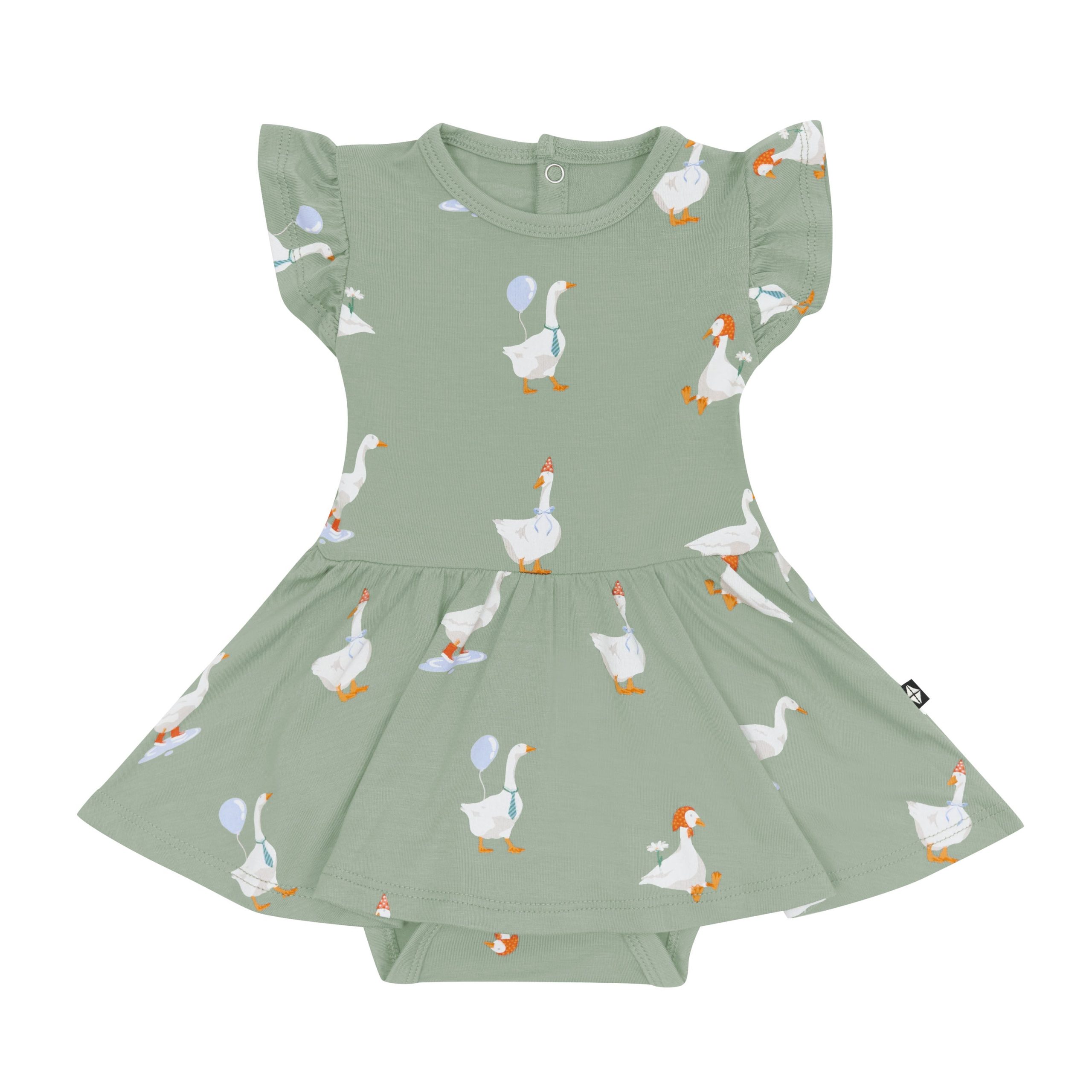 Twirl Bodysuit Dress in Silly Goose - Image 2