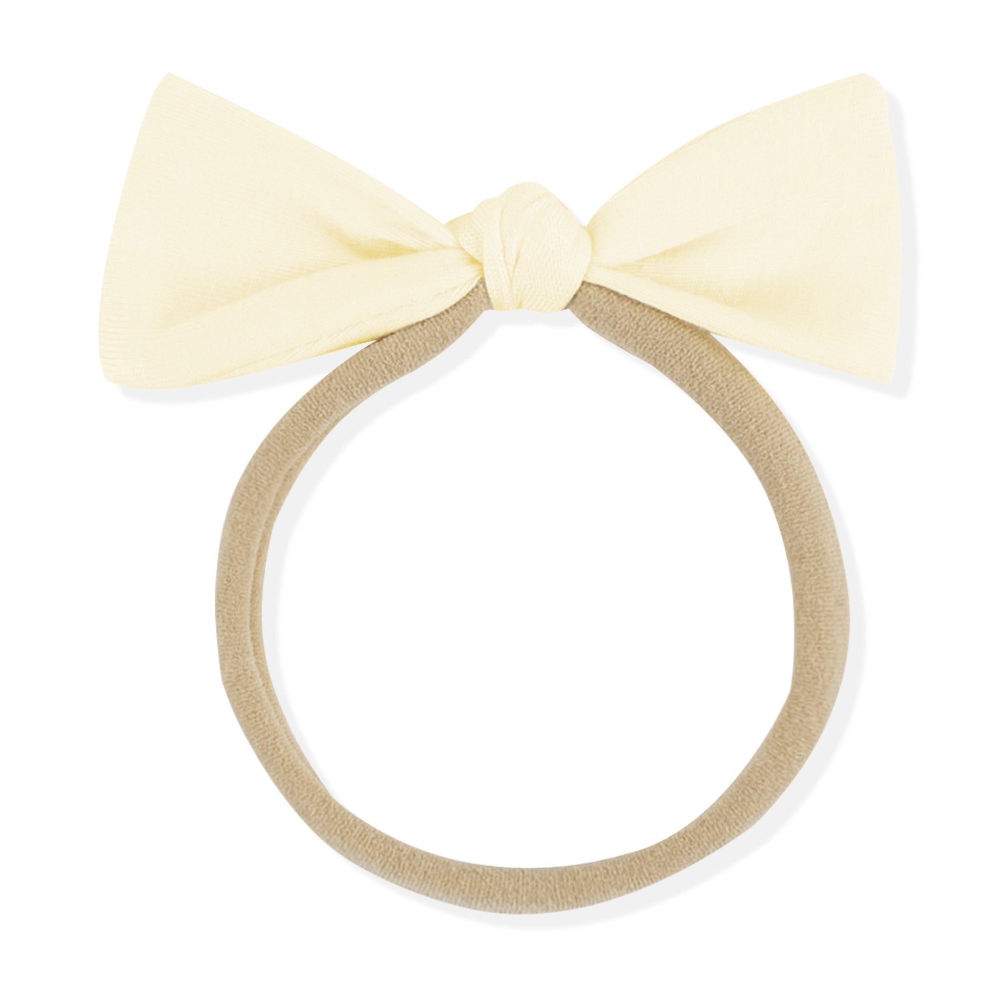 Tiny Nylon Bow in Chamomile - Image 2