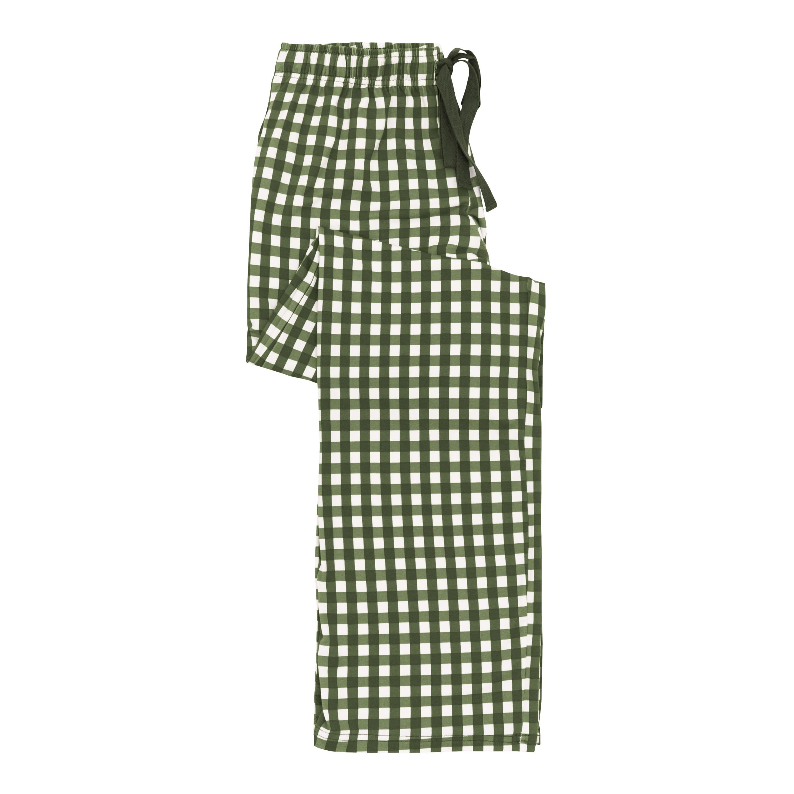 Men's Lounge Pants in Gingham Fir - Image 2