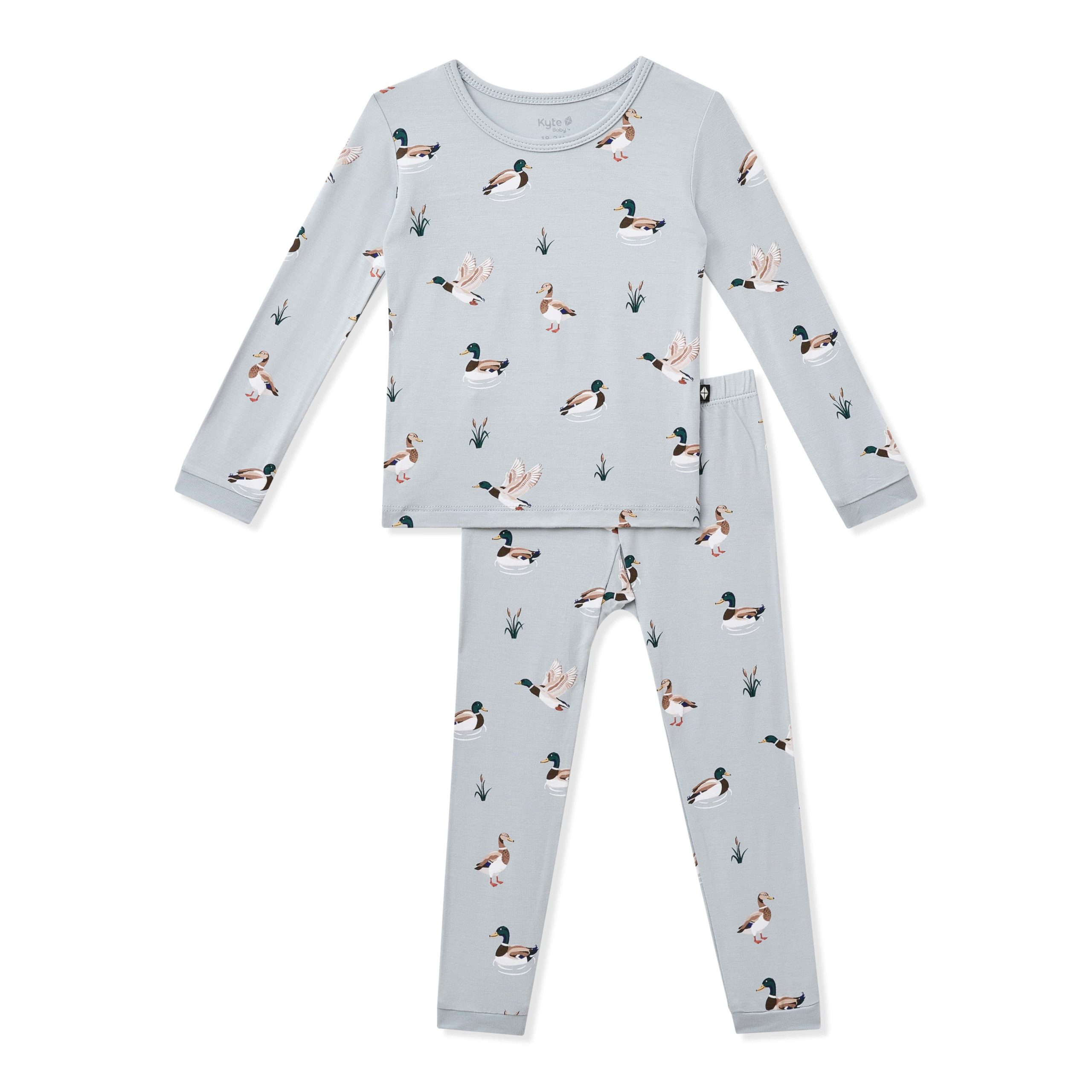 Long Sleeve Pajamas in Mallard Duck - Image 2