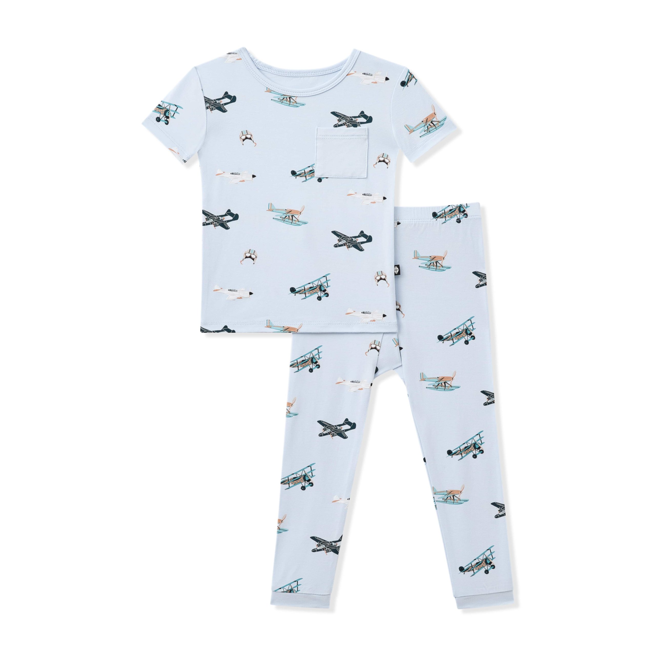 Short Sleeve with Pants Pajamas in Take Off - Image 2