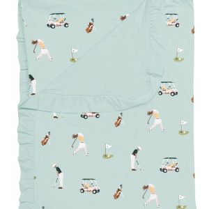 Ruffle Toddler Blanket in Golf 0.5