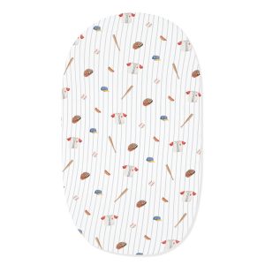 Oval Bassinet Sheet in Home Run