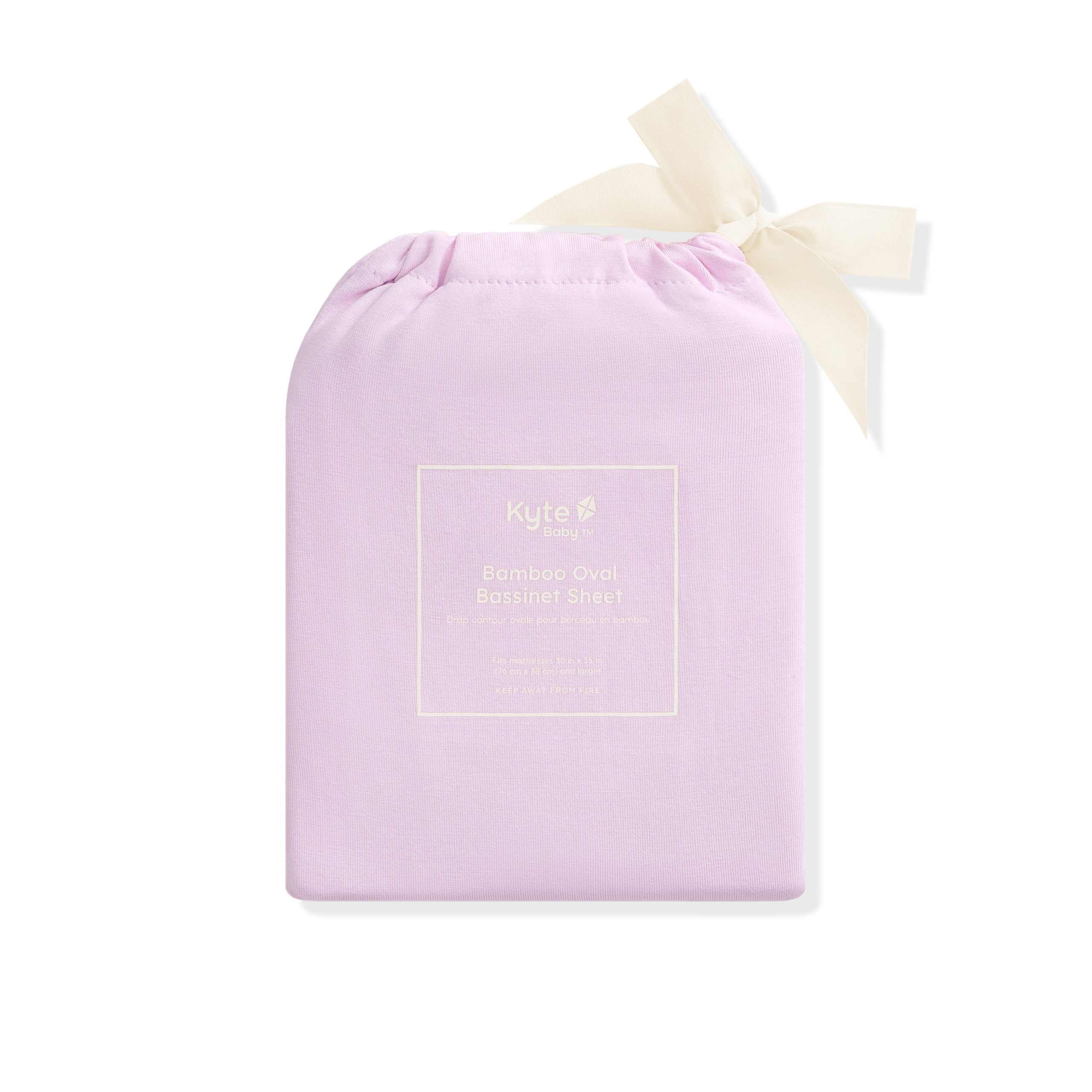 Oval Bassinet Sheet in Thistle - Image 2