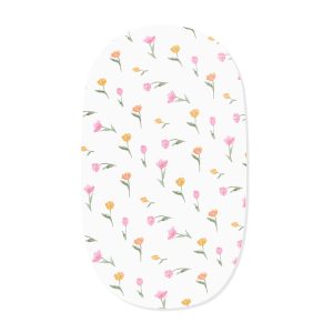 Oval Bassinet Sheet in Tulip