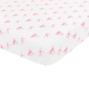 Mini Crib Sheet in Bow