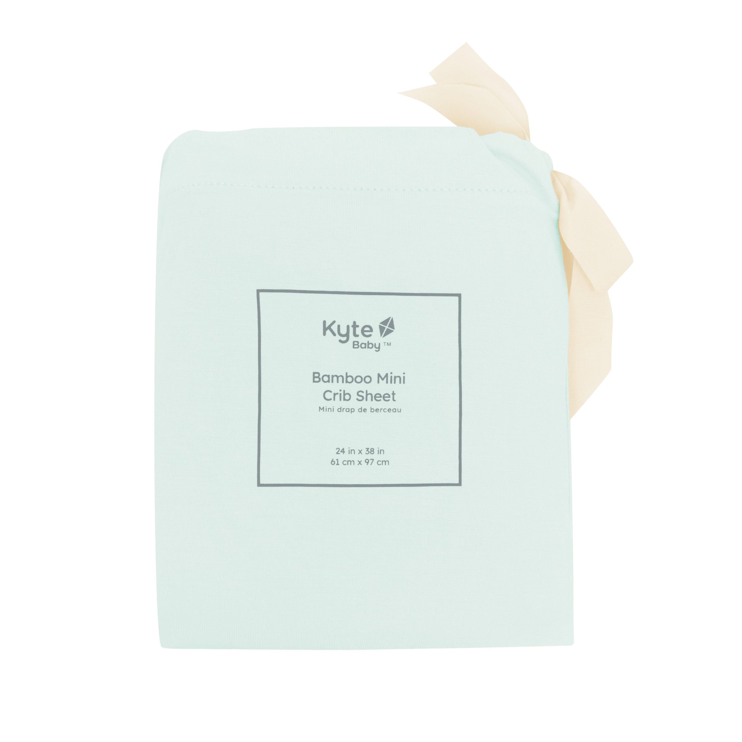 Mini Crib Sheet in Dew - Image 3