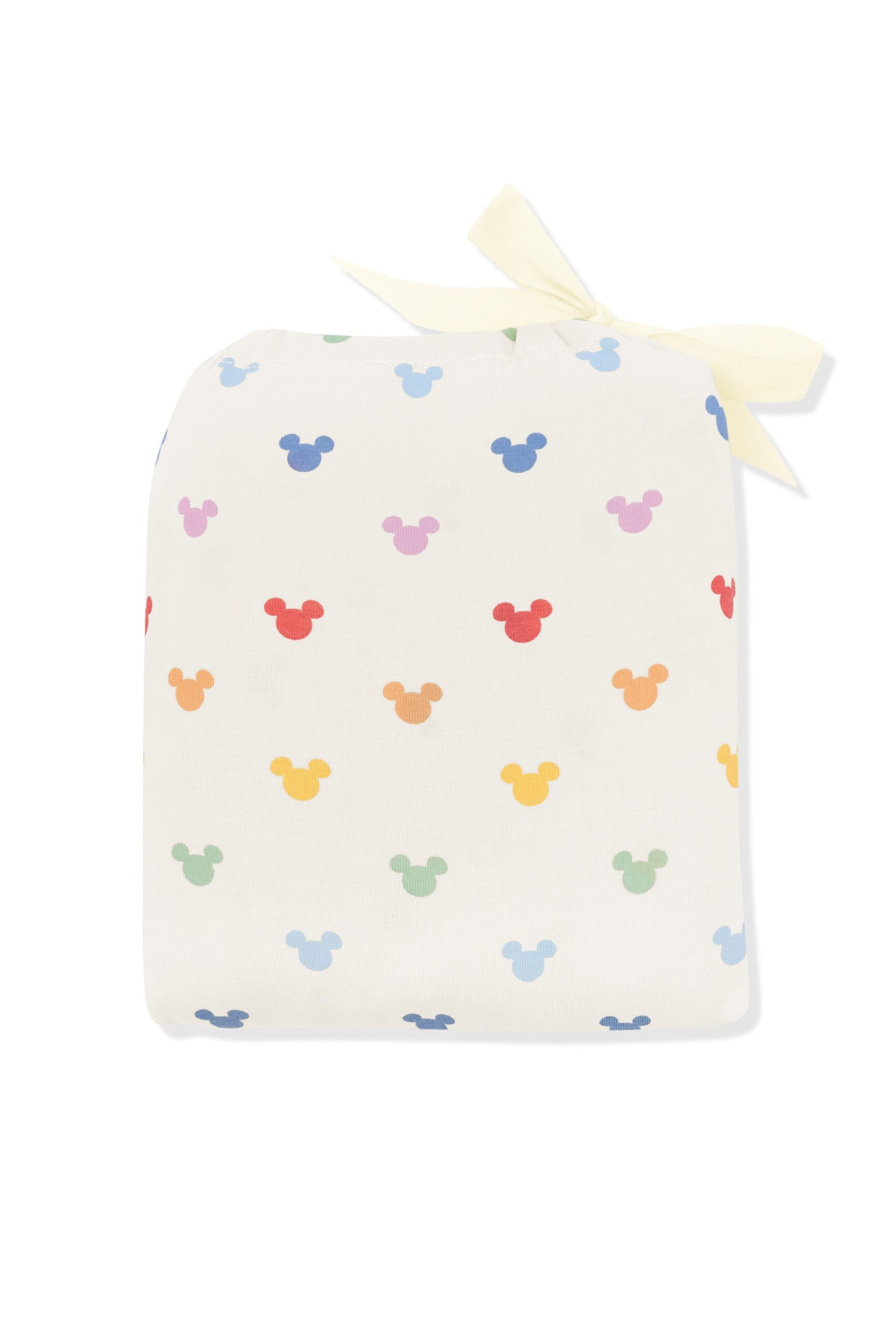 Crib Sheet in Pastel Mickey Mouse - Image 5