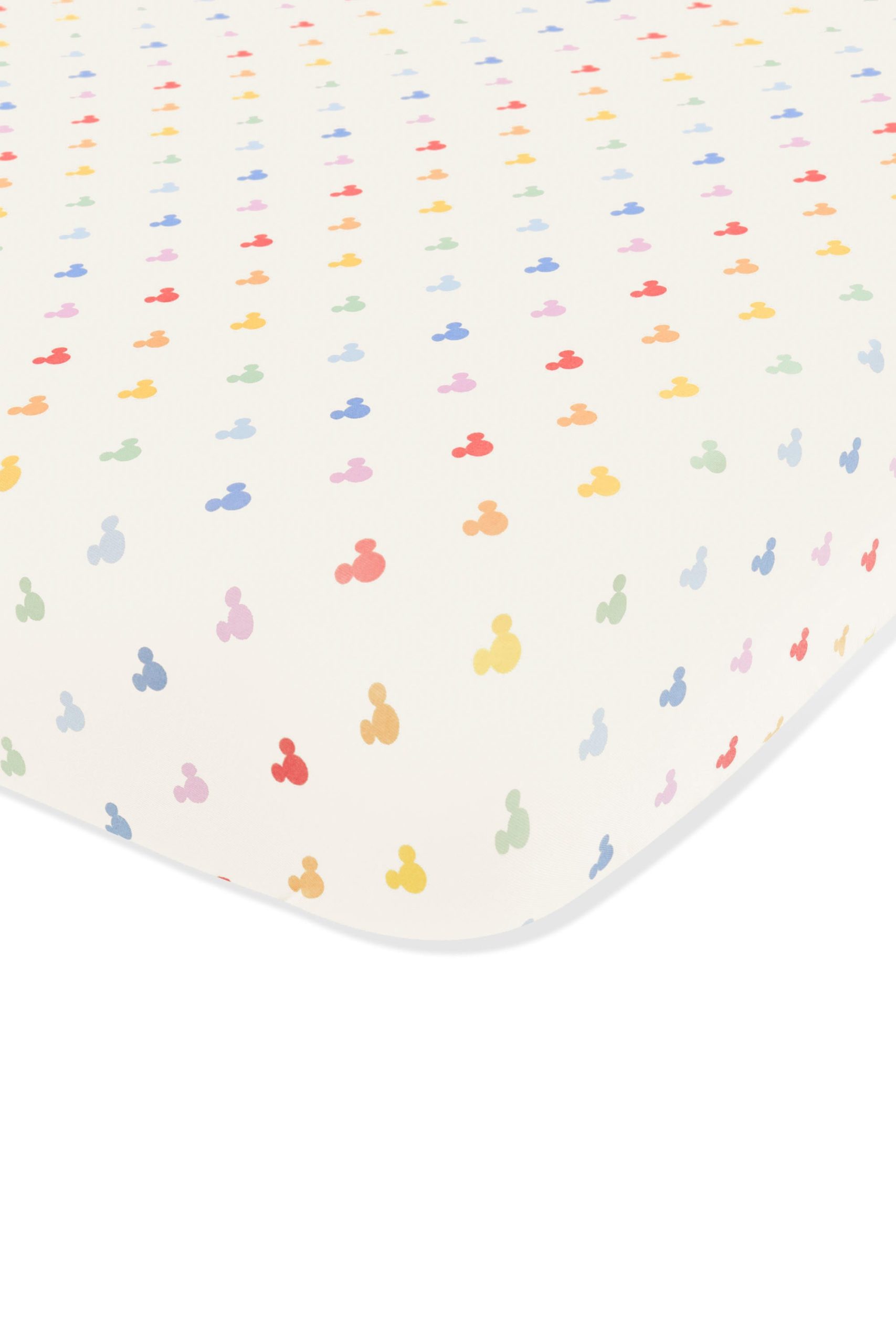 Crib Sheet in Pastel Mickey Mouse