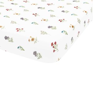 Crib Sheet in Wildflower