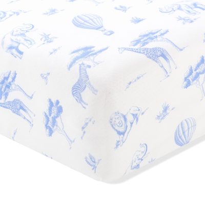 Twin Sheet in Toile Safari