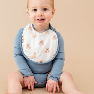 Cushy Bib in Teddy Bear