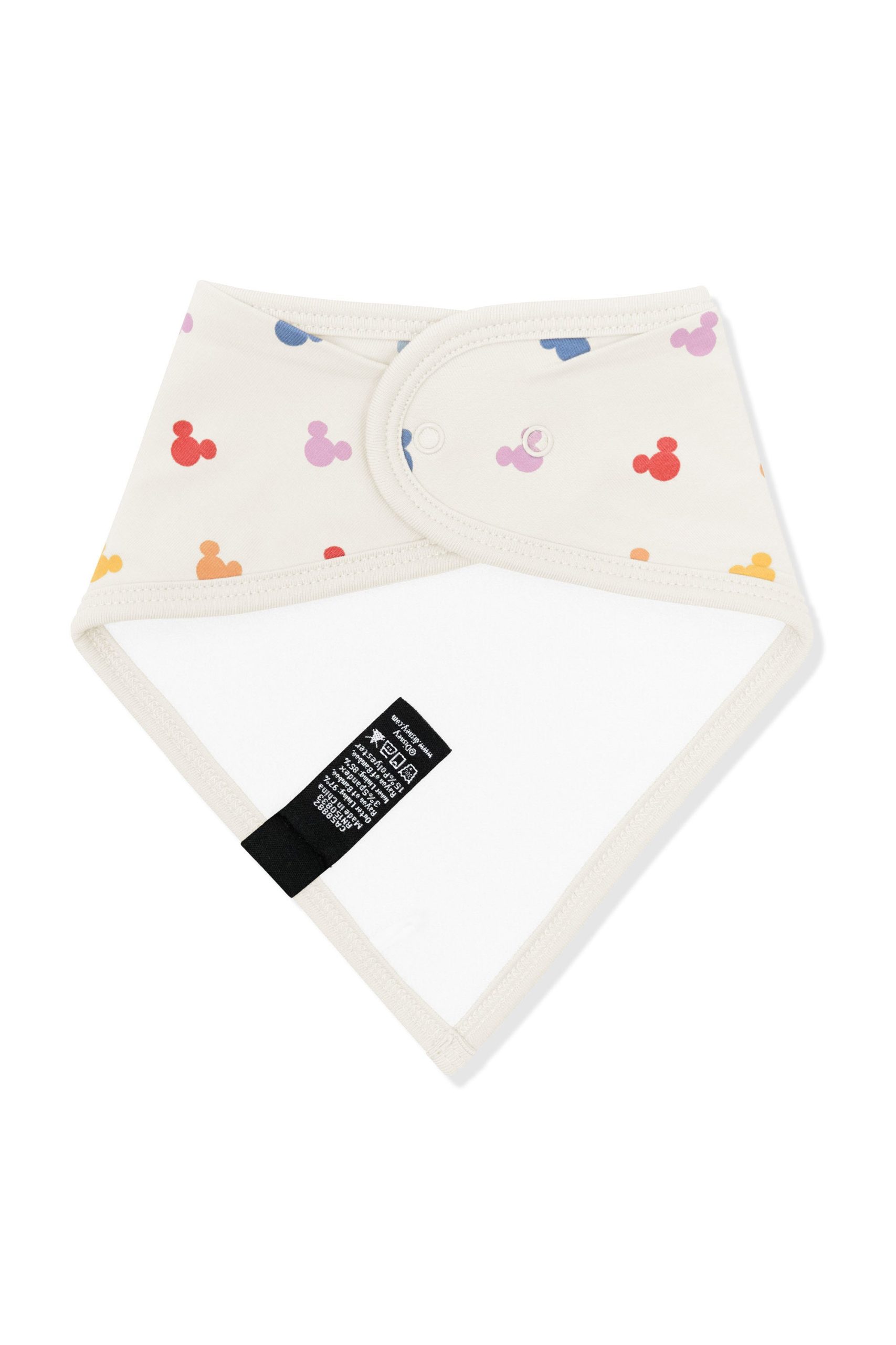 Bib in Pastel Mickey Mouse - Image 3