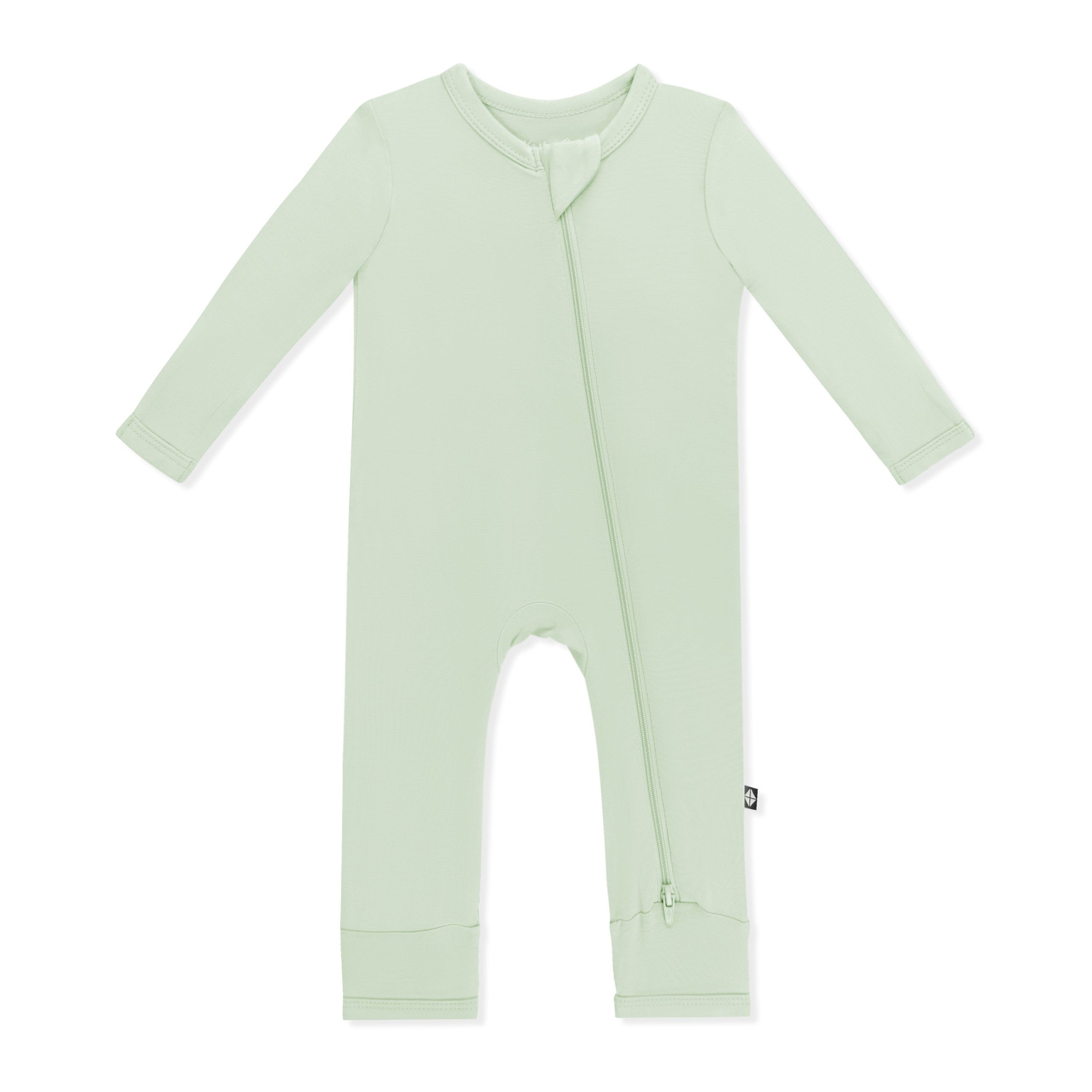 Zippered Romper in Basil - Image 2