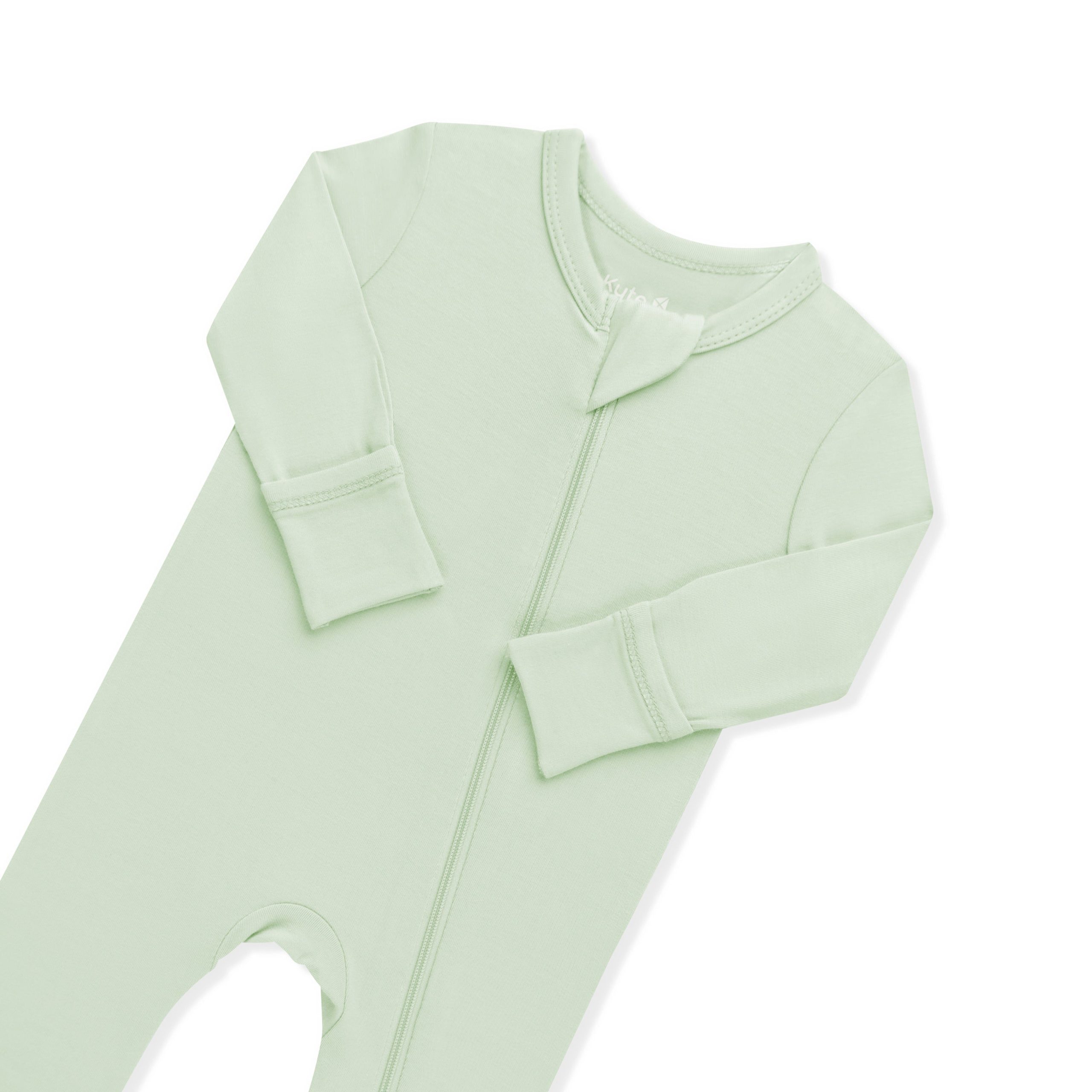 Zippered Romper in Basil - Image 3