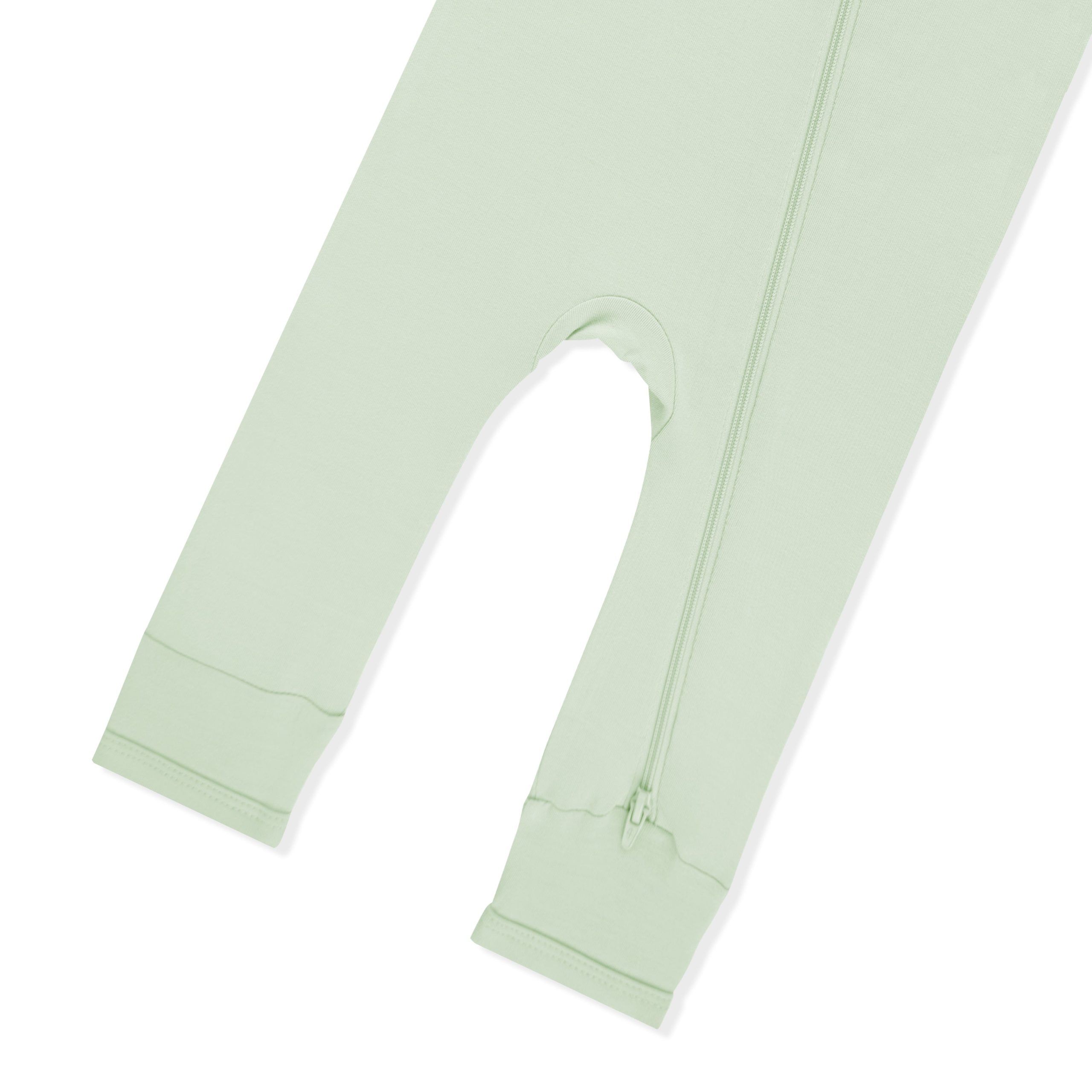 Zippered Romper in Basil - Image 4