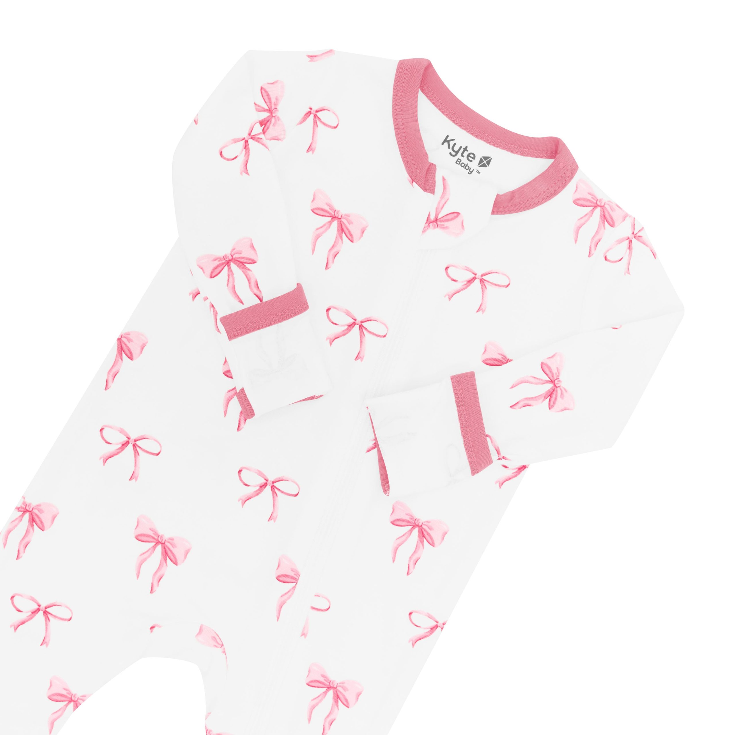 Zippered Romper in Bow - Image 5