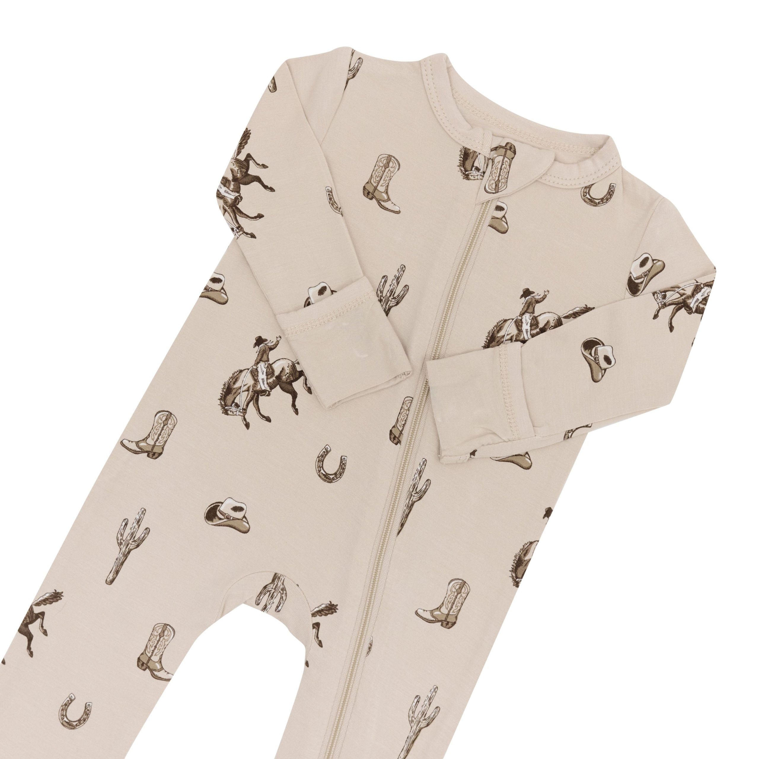 Zippered Romper in Classic Cowboy - Image 6