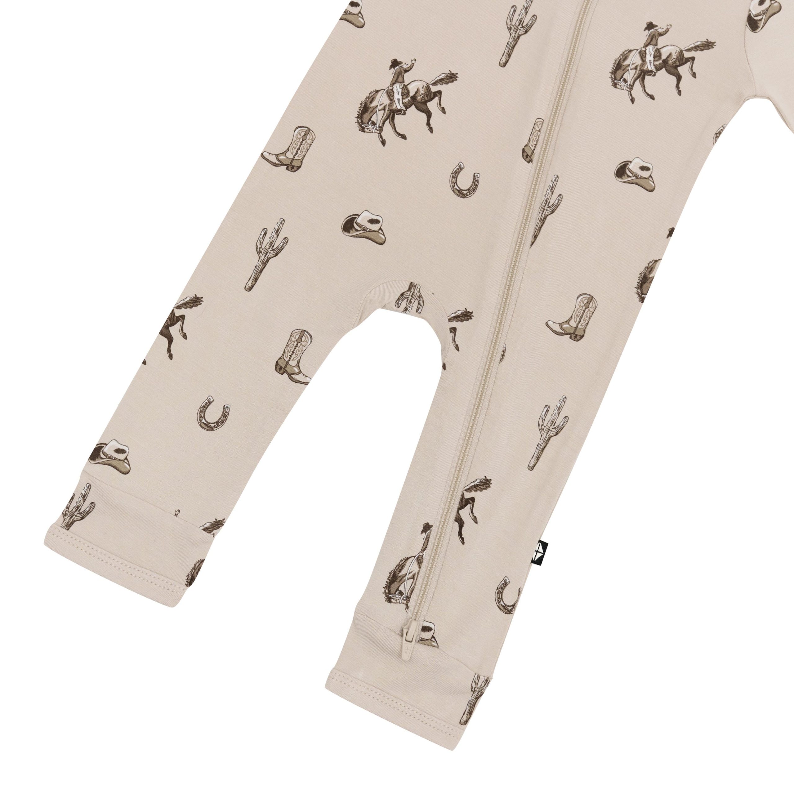 Zippered Romper in Classic Cowboy - Image 7