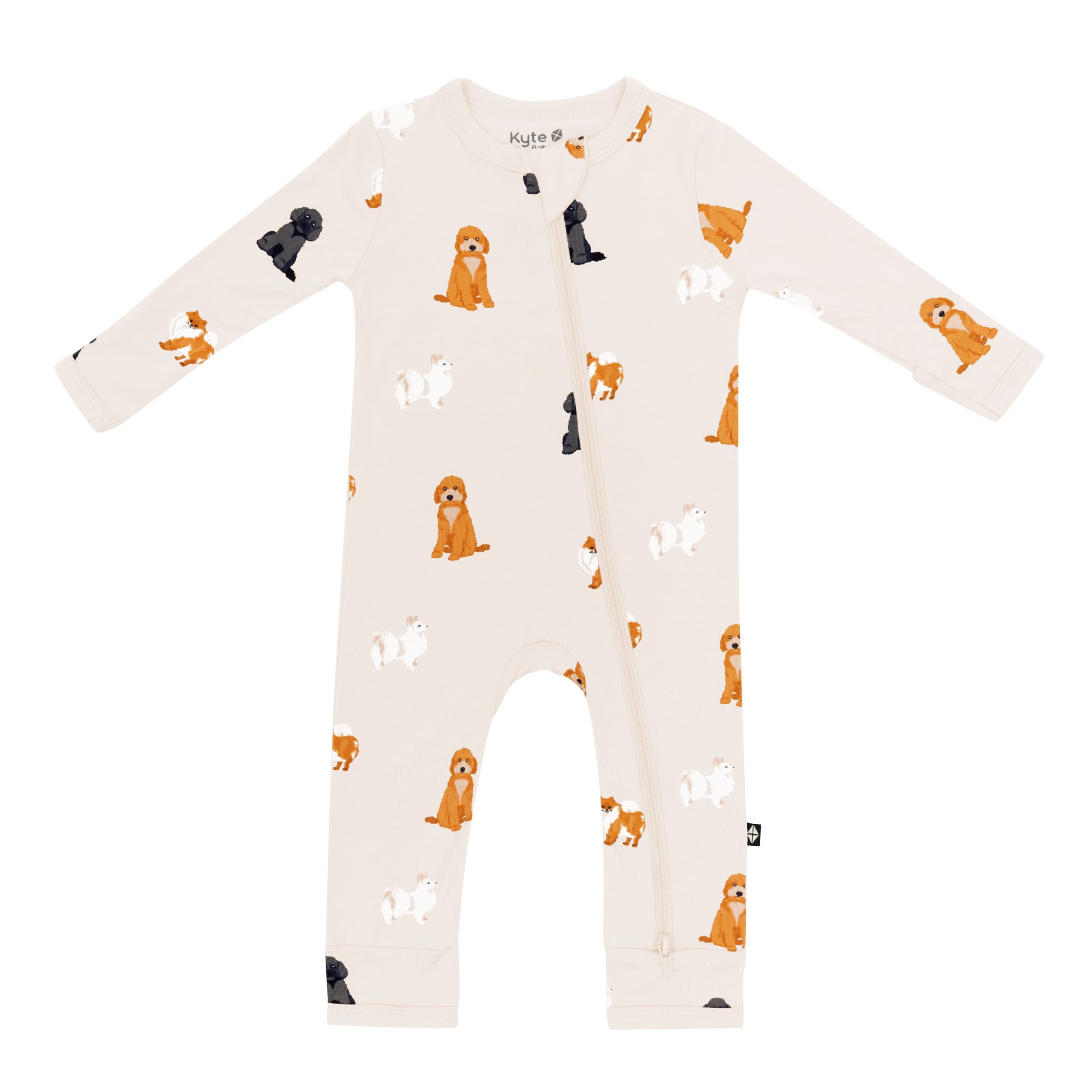 Zippered Romper in Fluffy Dog - Image 3