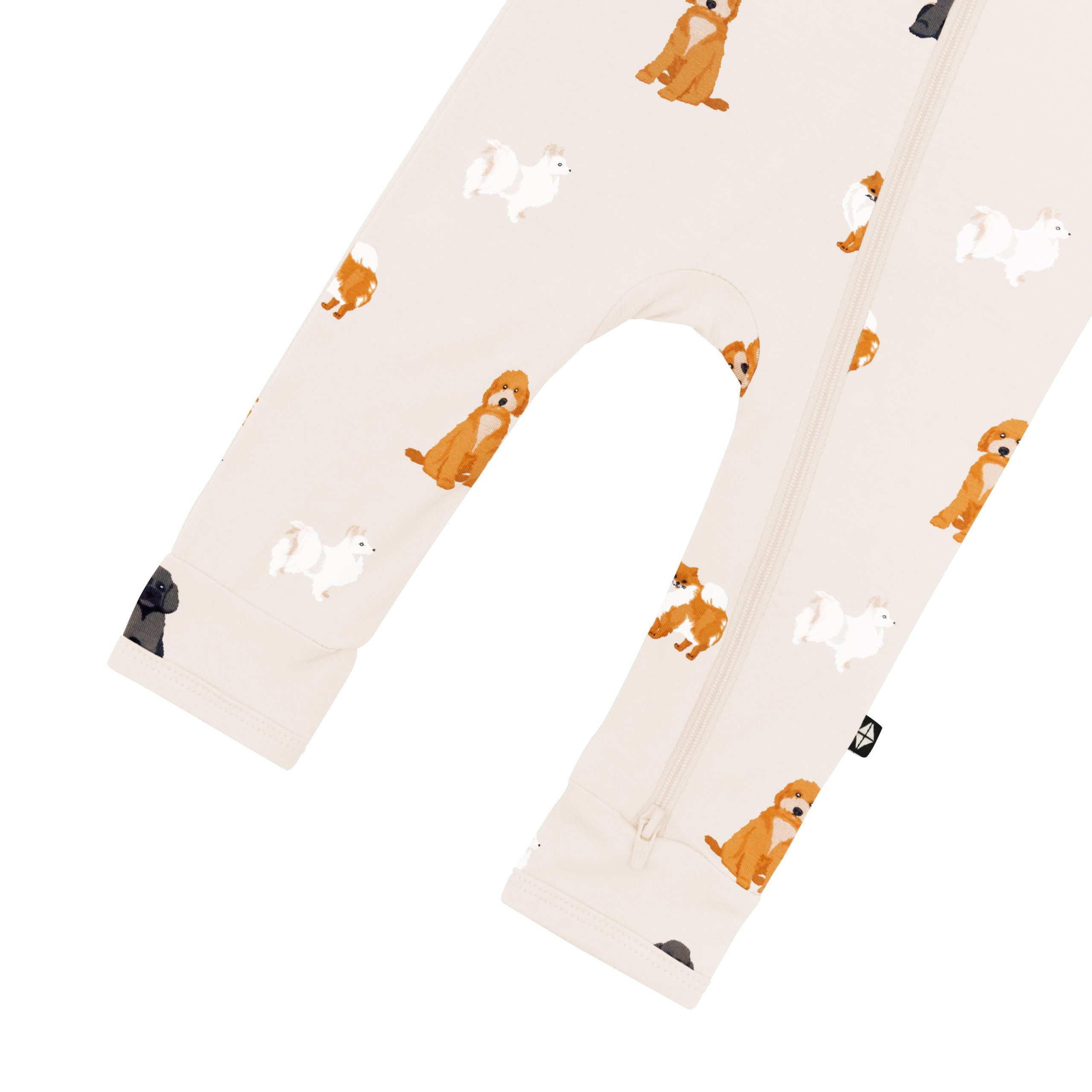 Zippered Romper in Fluffy Dog - Image 5