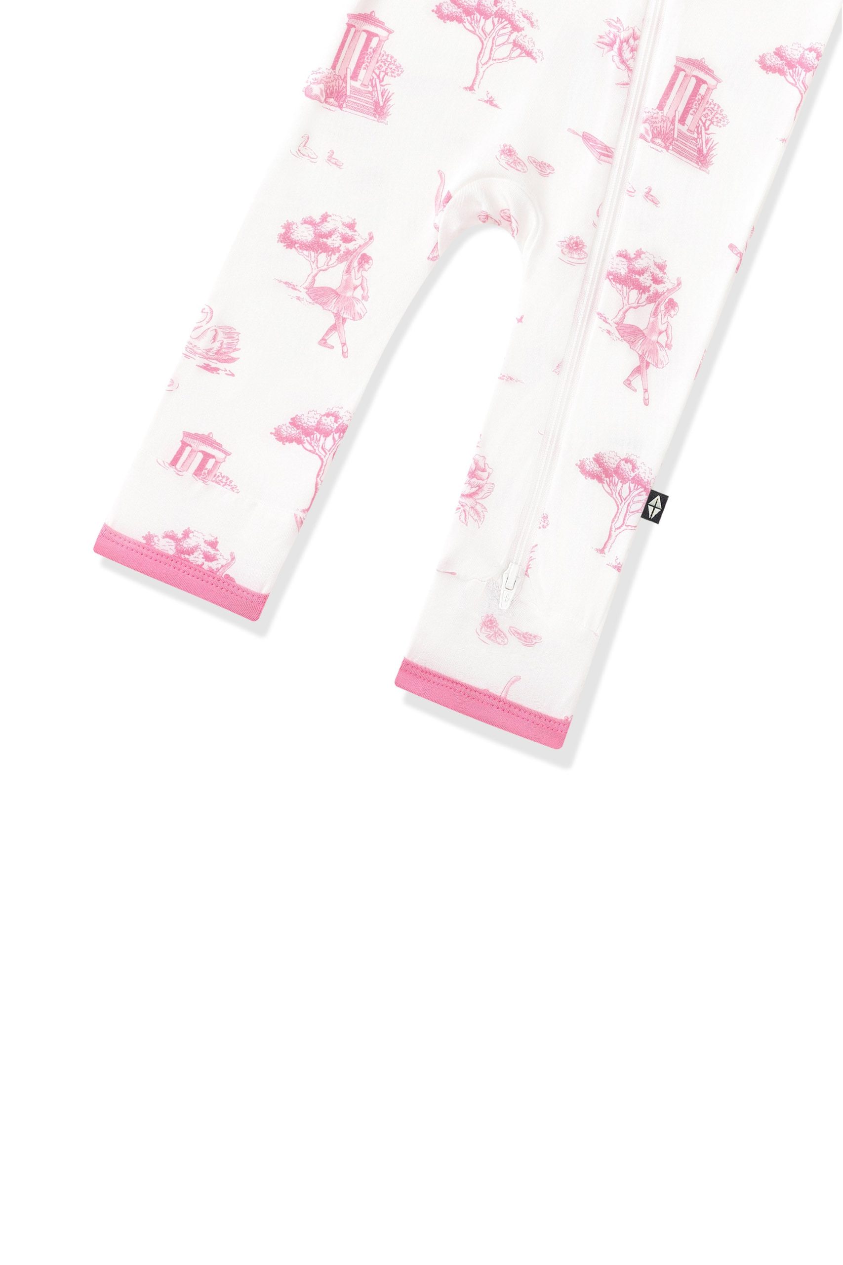 Zippered Romper in Toile Ballet - Image 6