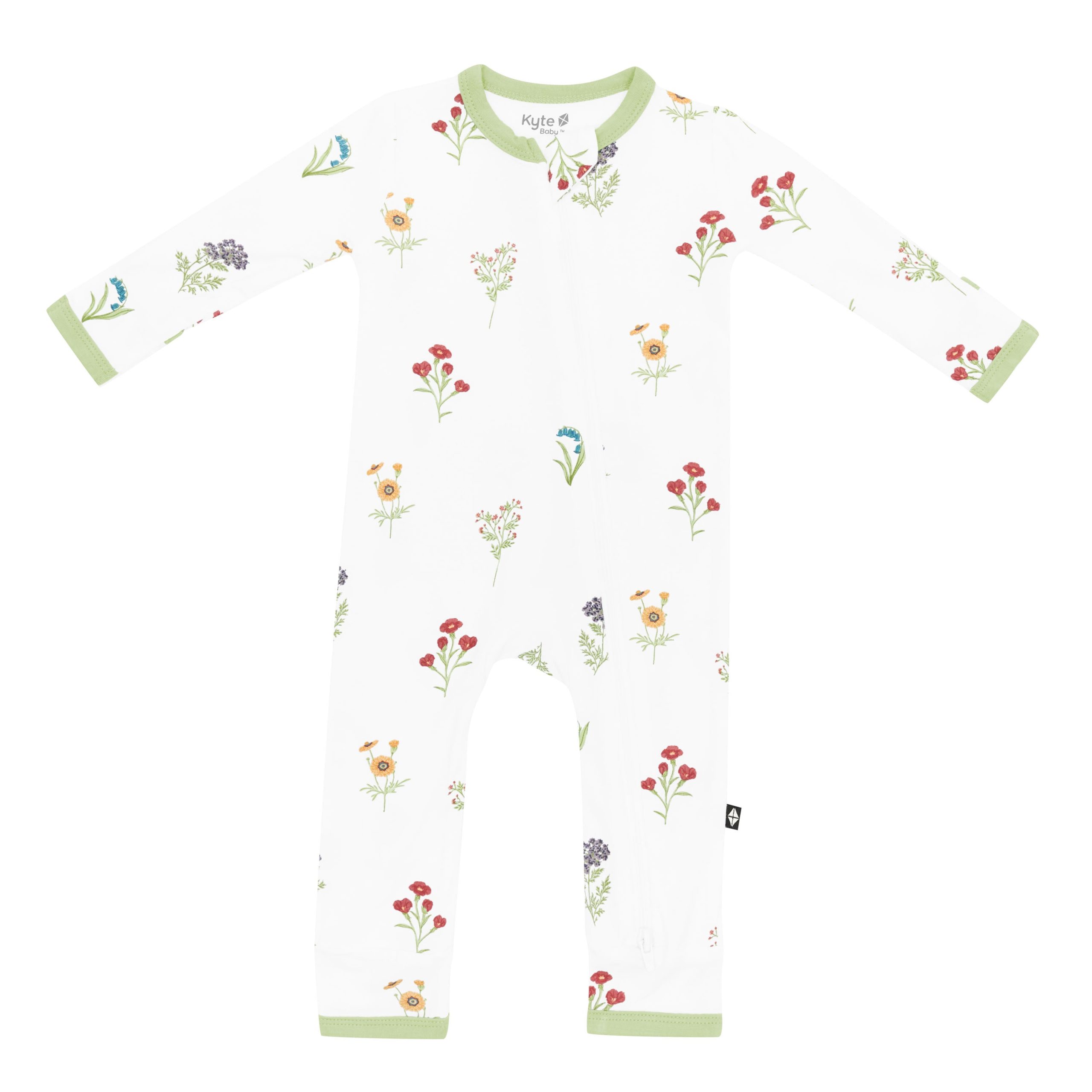 Zippered Romper in Wildflower - Image 2