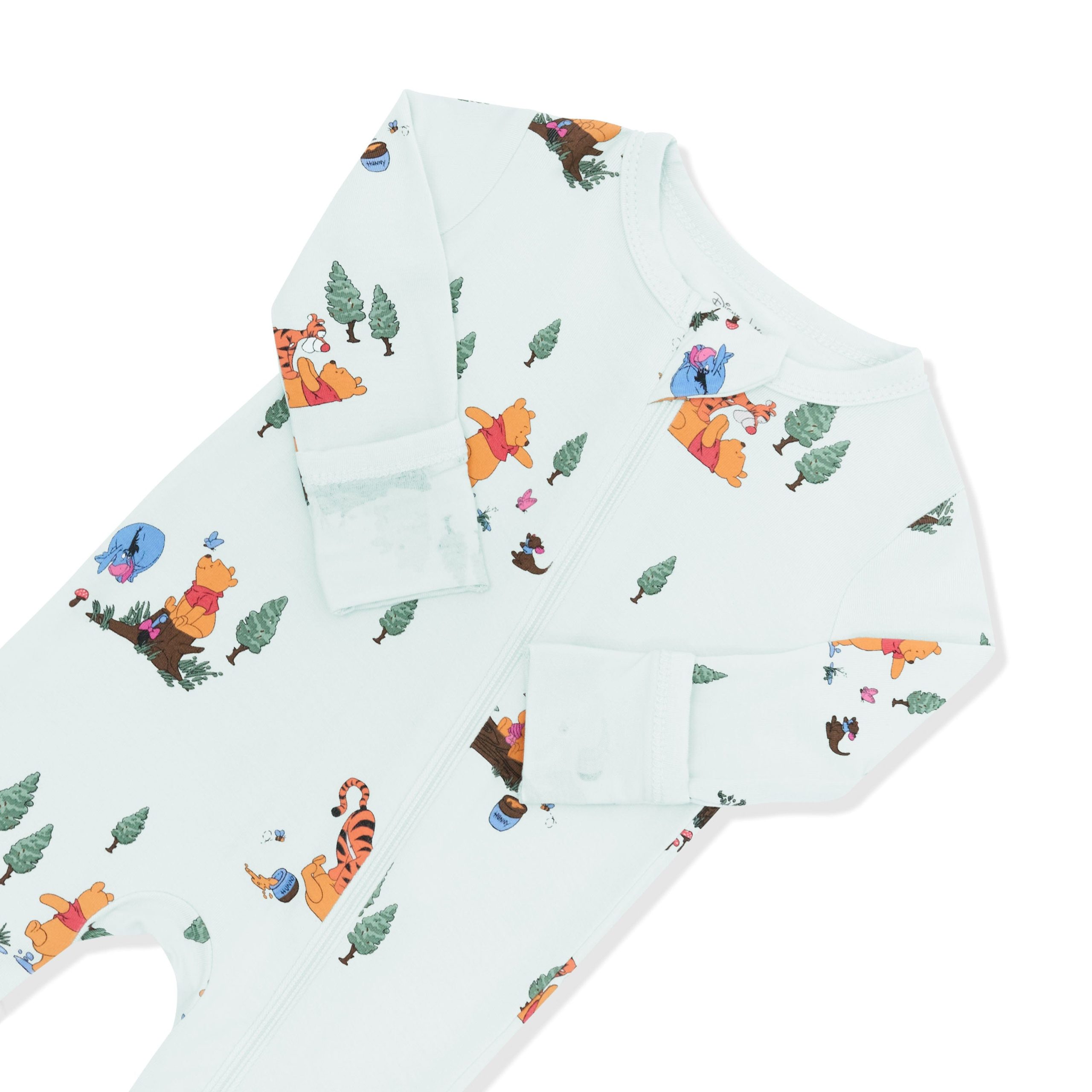 Zippered Romper in Winnie the Pooh Hundred Acre Wood - Image 6