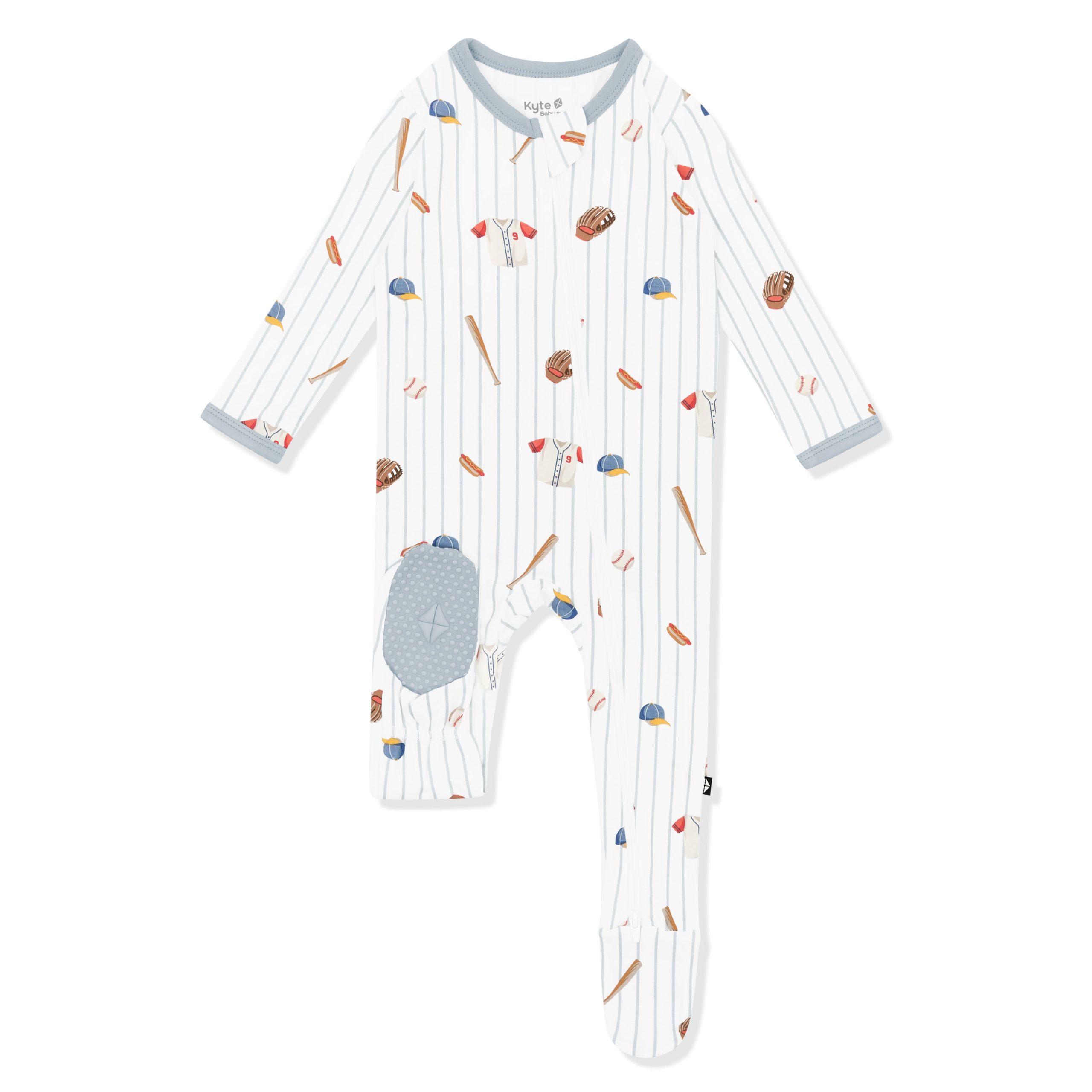 Zippered Footie in Home Run - Image 6