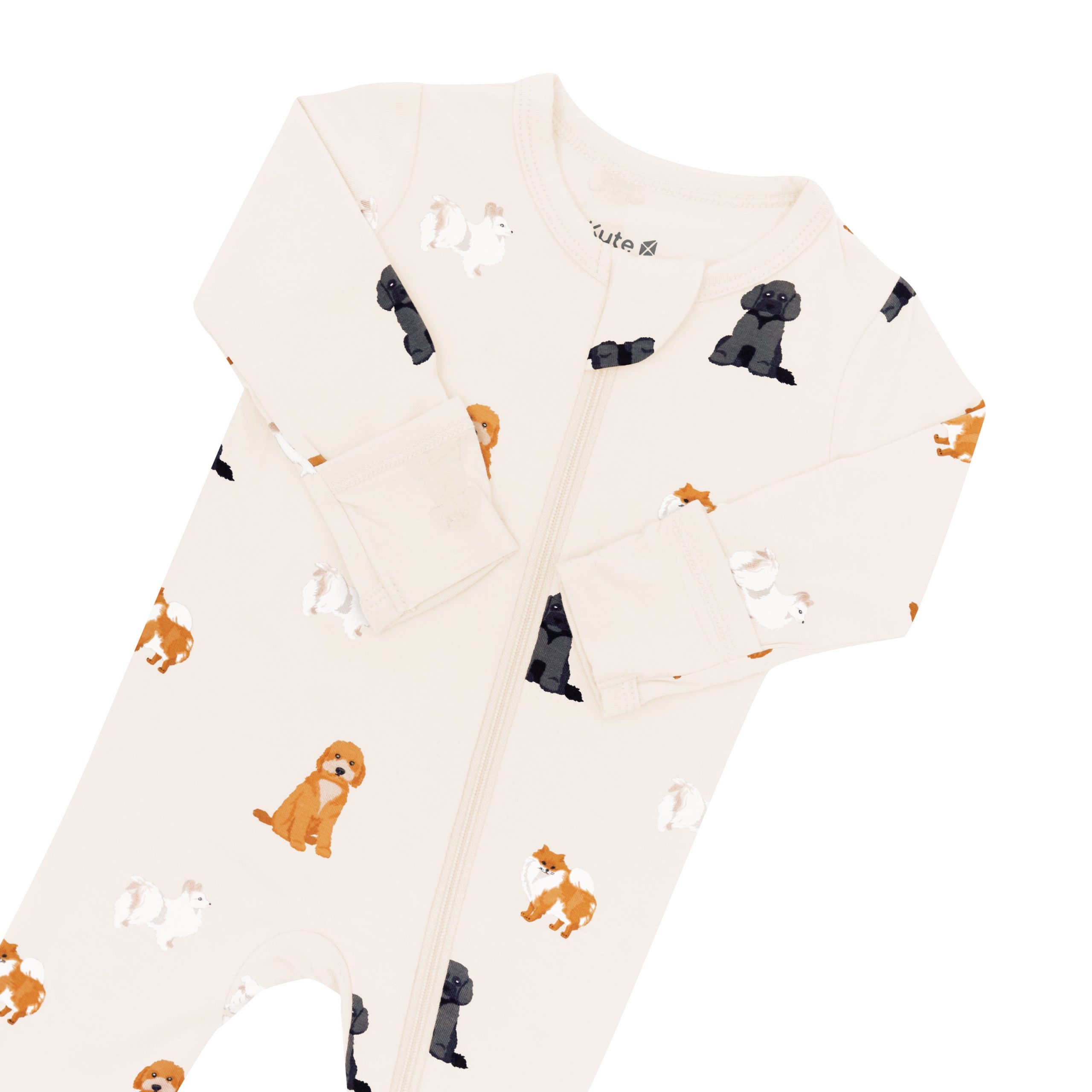 Zippered Footie in Fluffy Dog - Image 6