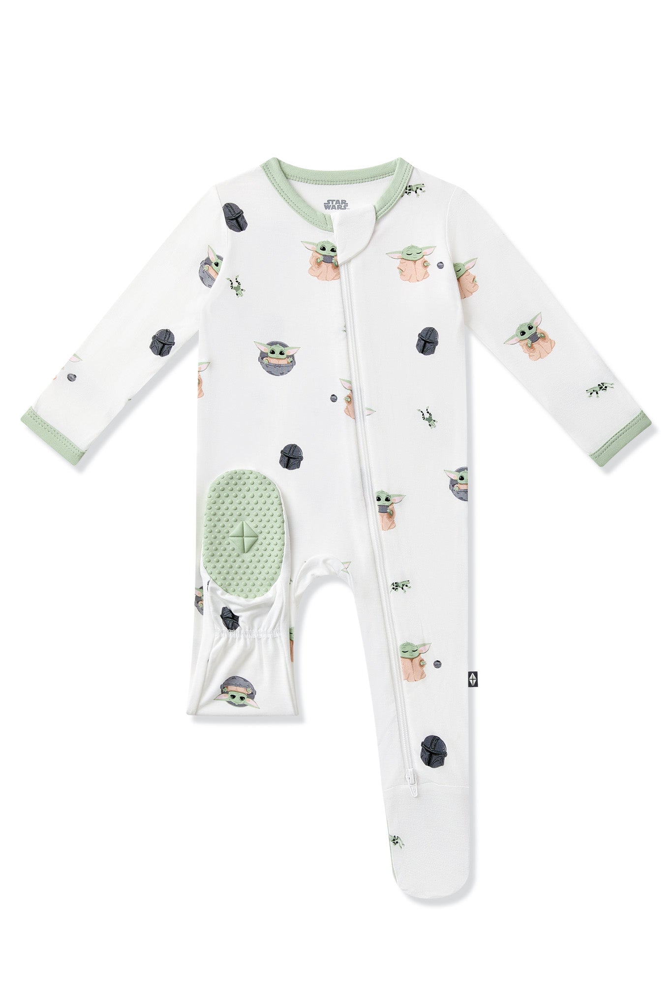 Zippered Footie in Grogu - Image 9