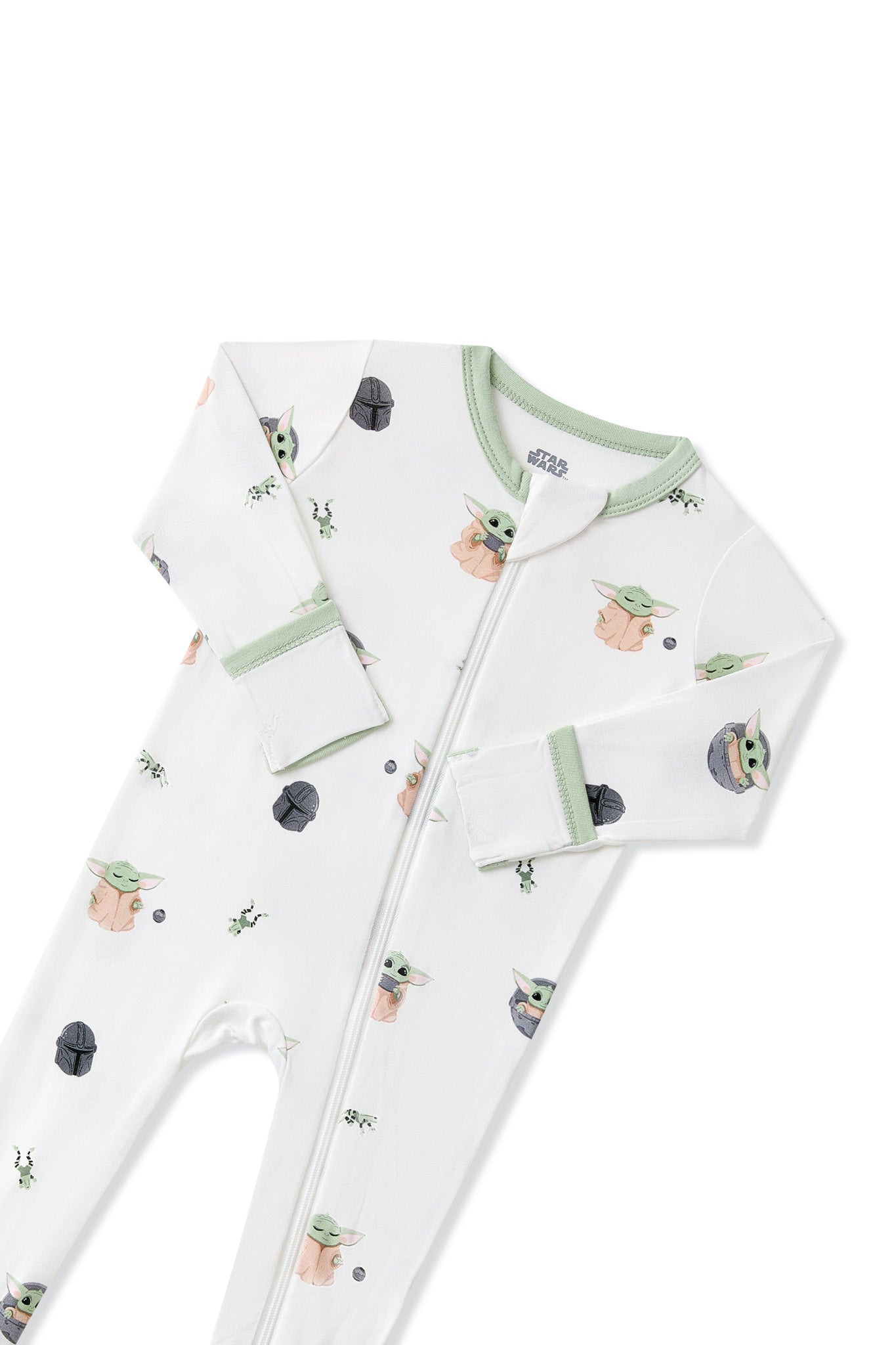 Zippered Footie in Grogu - Image 8