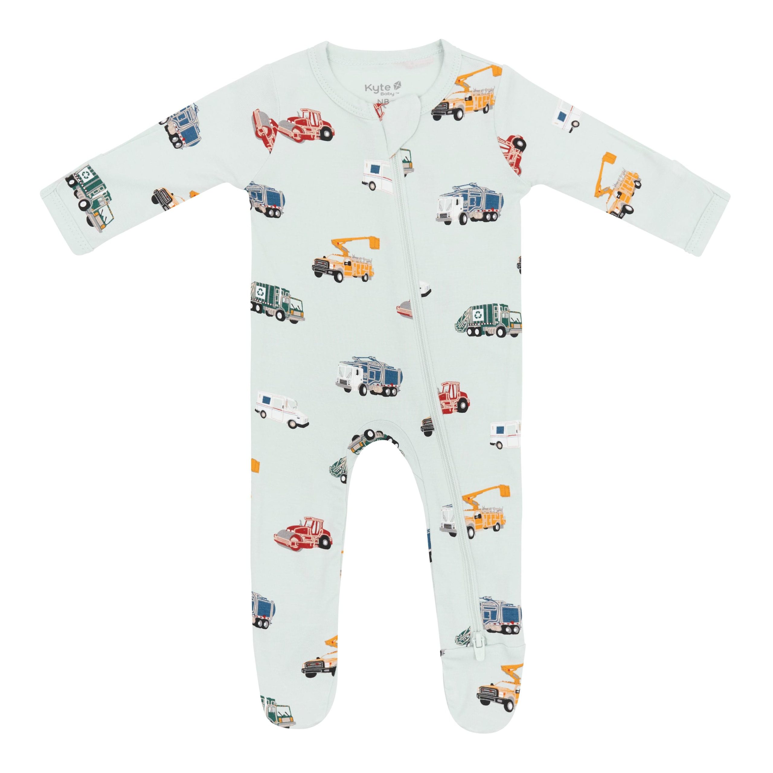 Zippered Footie in City Vehicles - Image 2