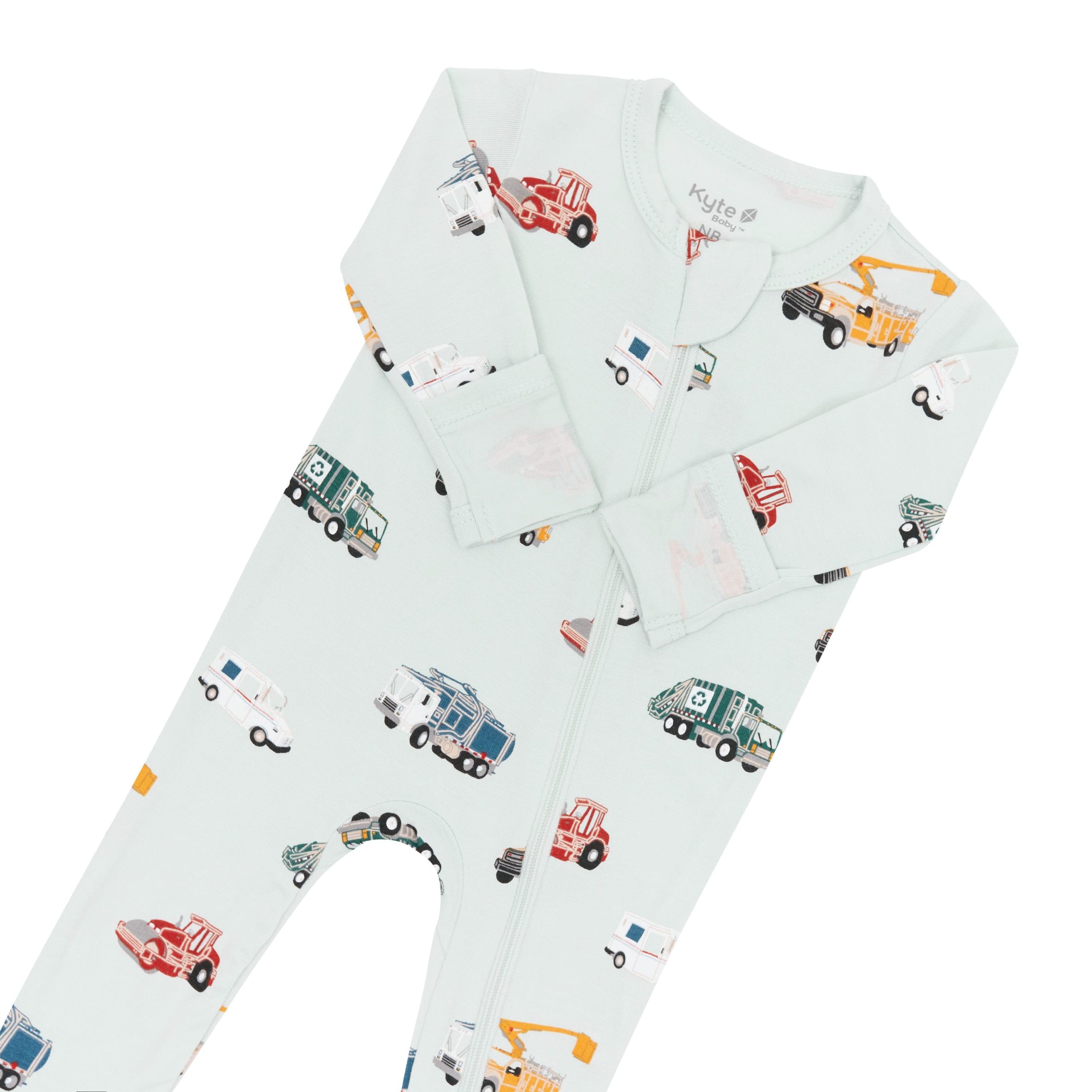 Zippered Footie in City Vehicles - Image 4