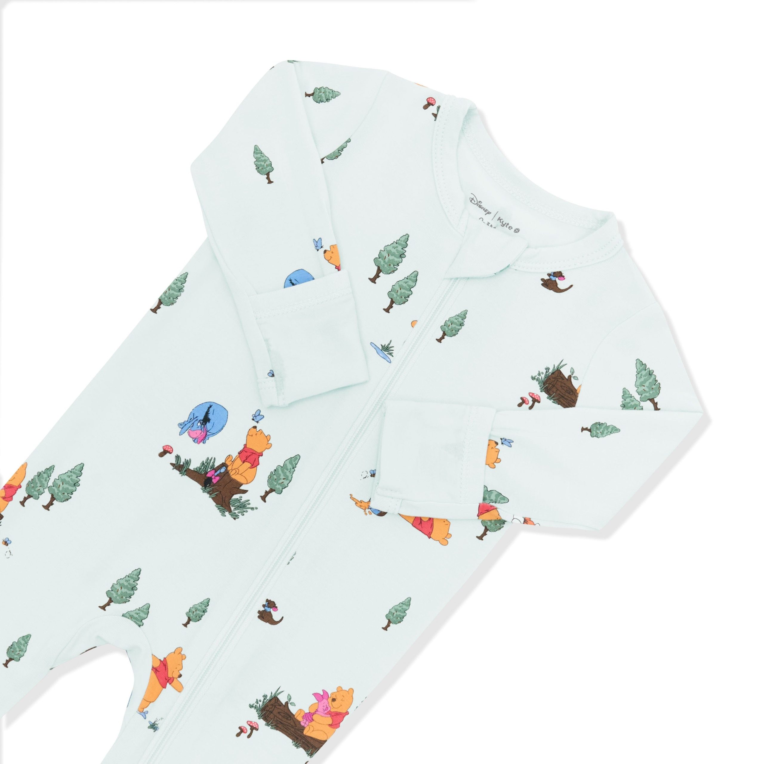 Zippered Footie in Winnie the Pooh Hundred Acre Wood - Image 6