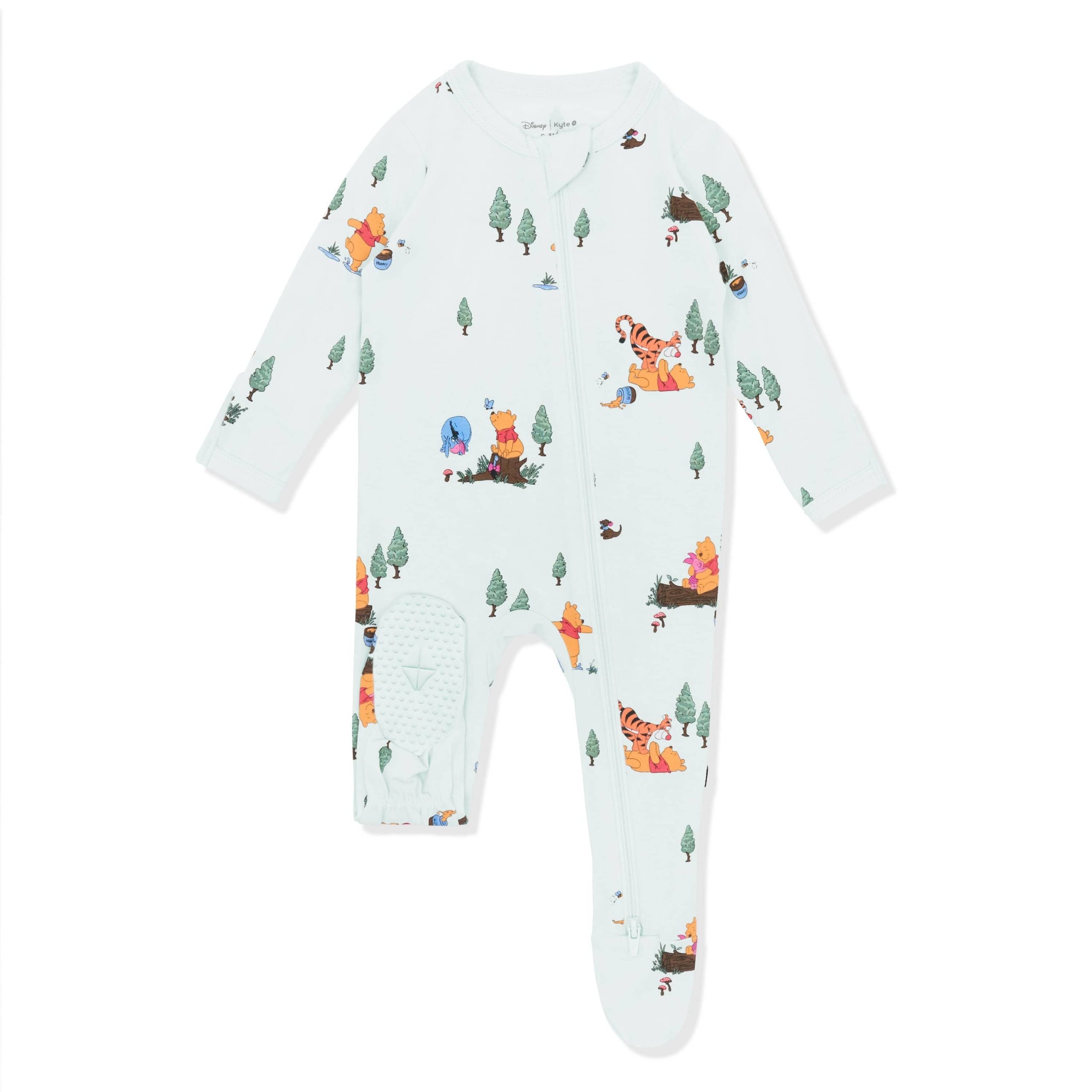 Zippered Footie in Winnie the Pooh Hundred Acre Wood - Image 7
